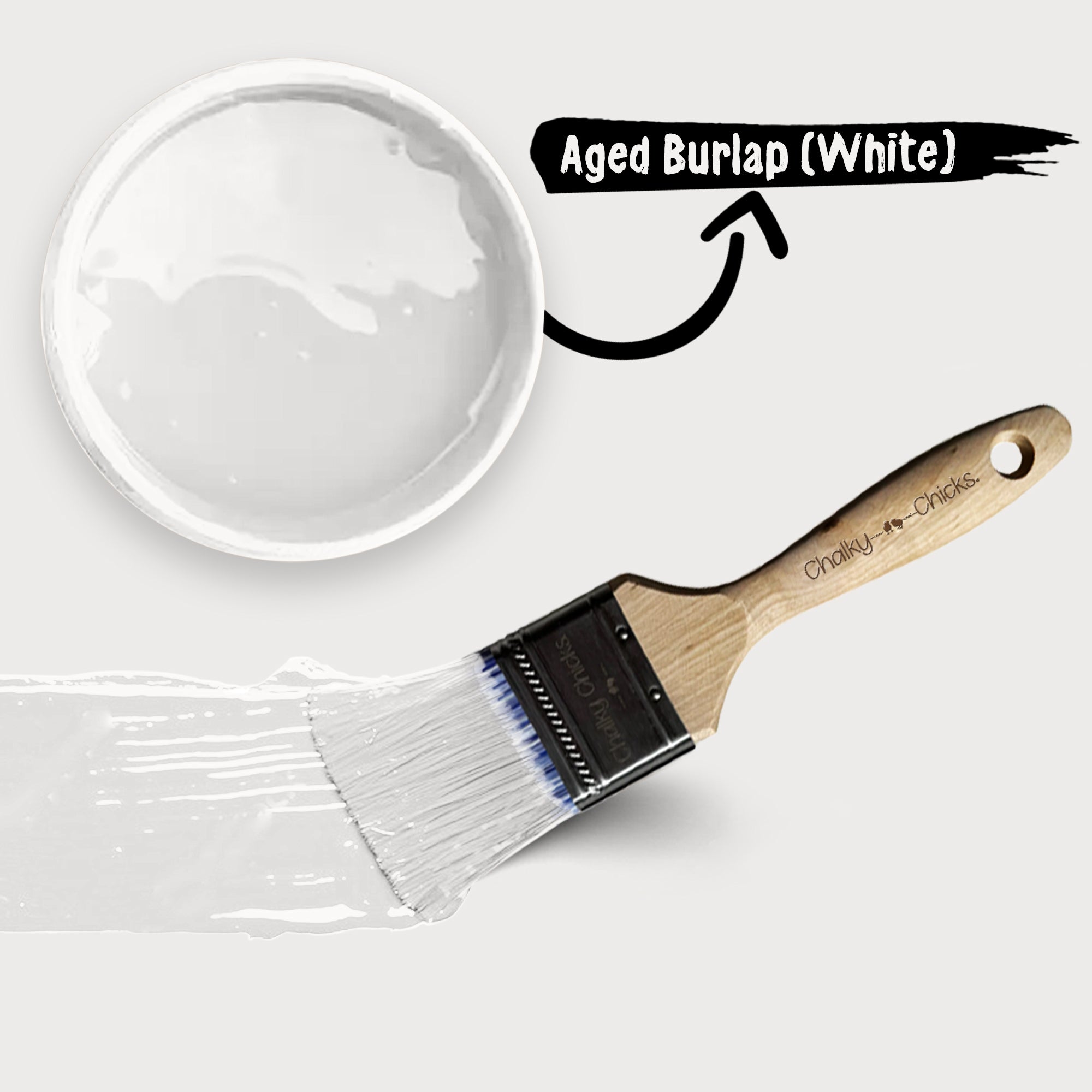 Aged Burlap, Premium All-In-One Chalk Paint for DIY’ers and Pro's