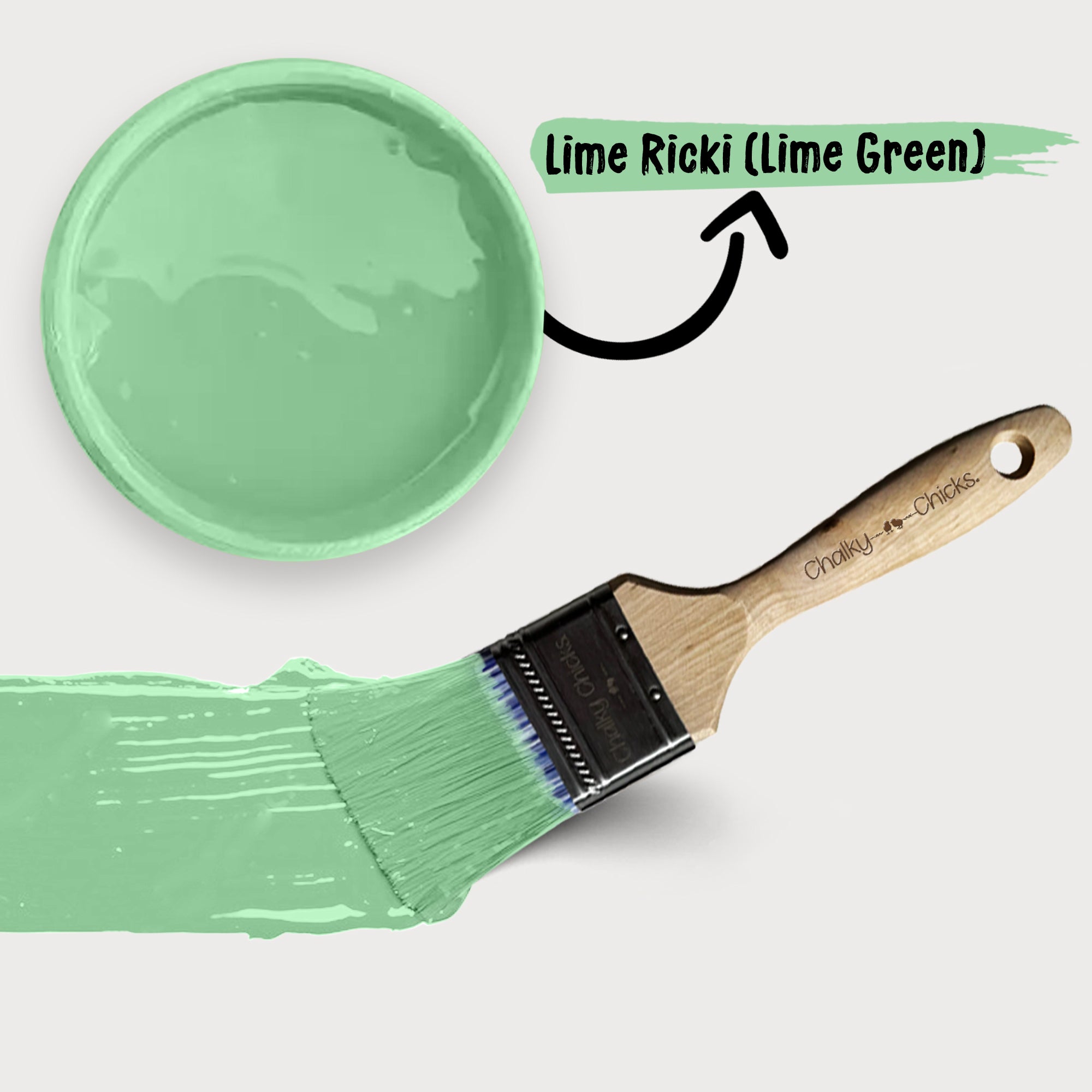 Lime Ricki, Premium All-In-One Chalk Paint for DIY’ers and Pro's