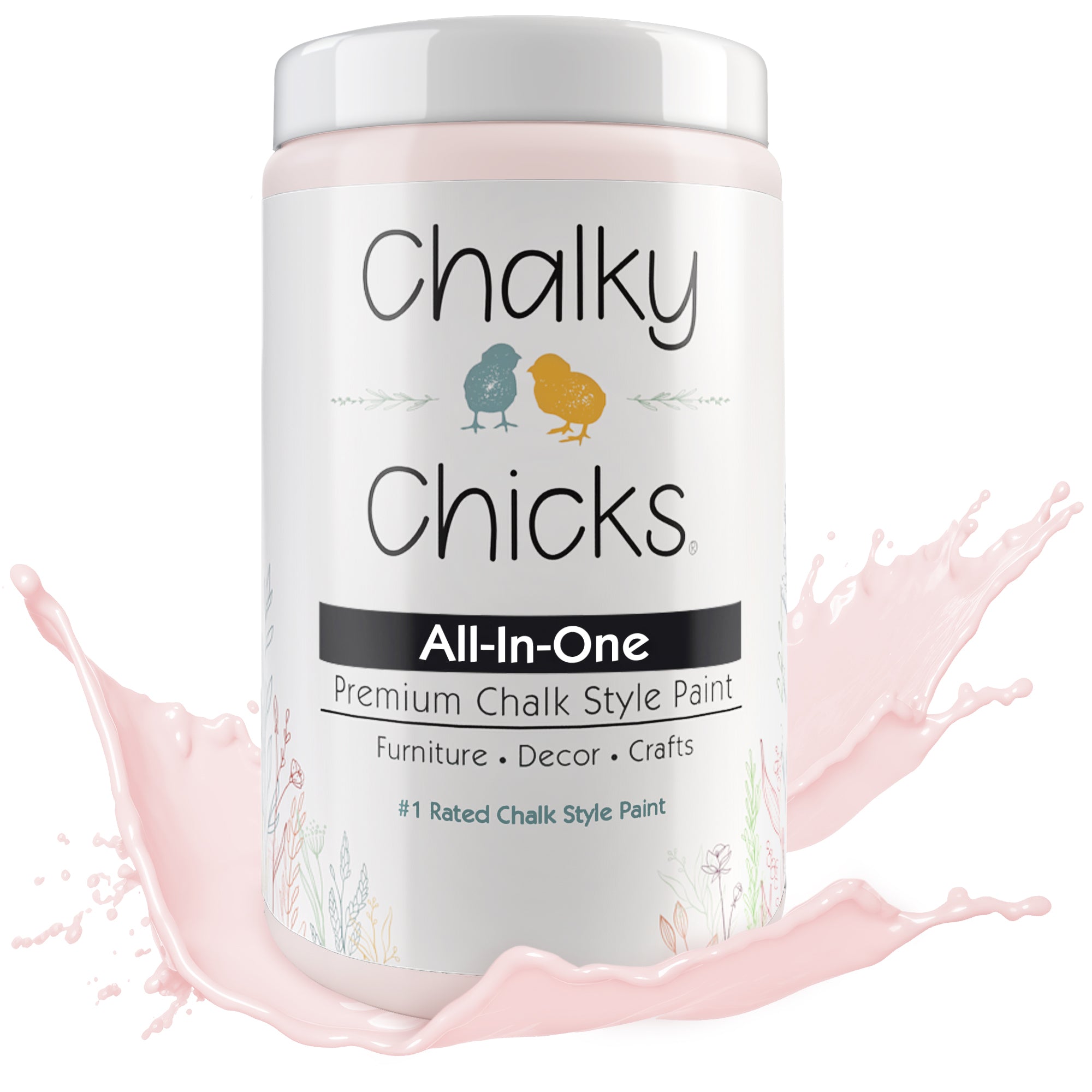 Paris Pink, Premium All-In-One Chalk Paint for DIY’ers and Pro's