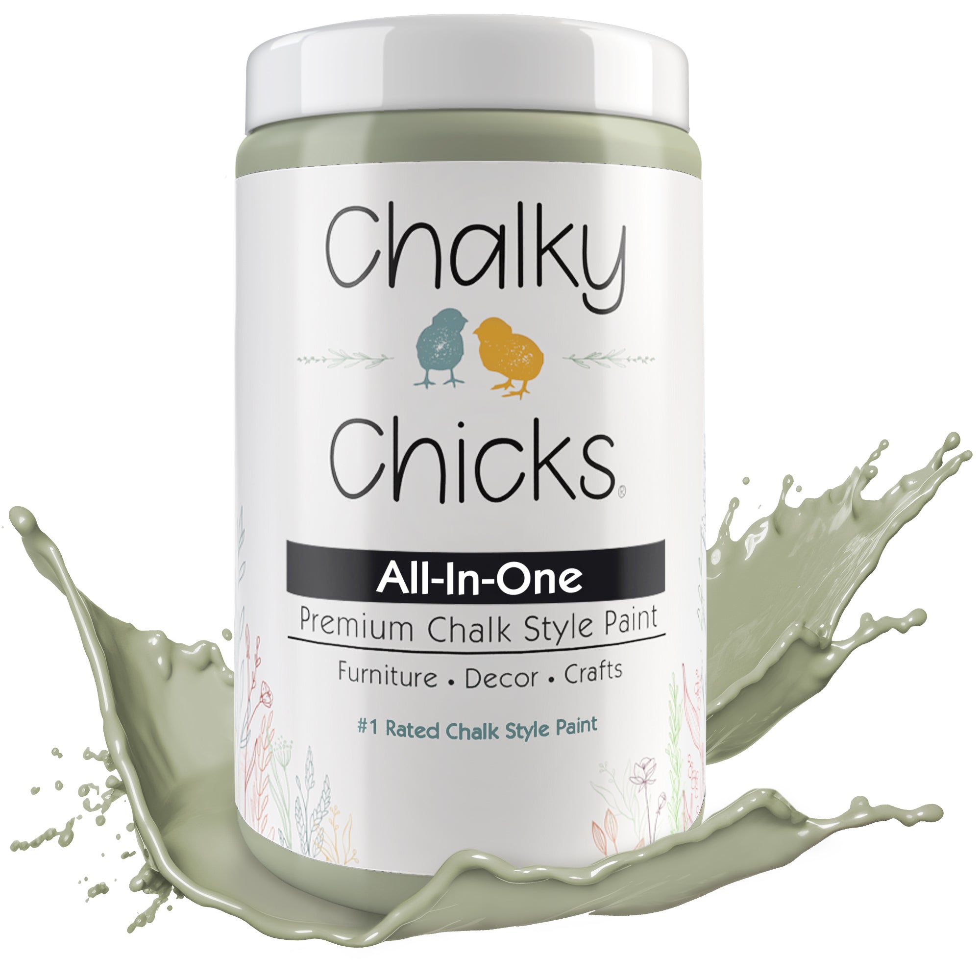 Mountain Green, Premium All-In-One Chalk Paint for DIY’ers and Pro's