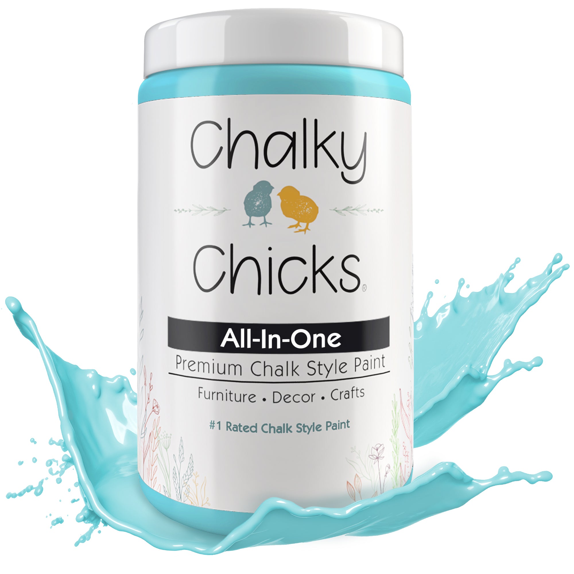 Aqua Bay, Premium All-In-One Chalk Paint for DIY’ers and Pro's