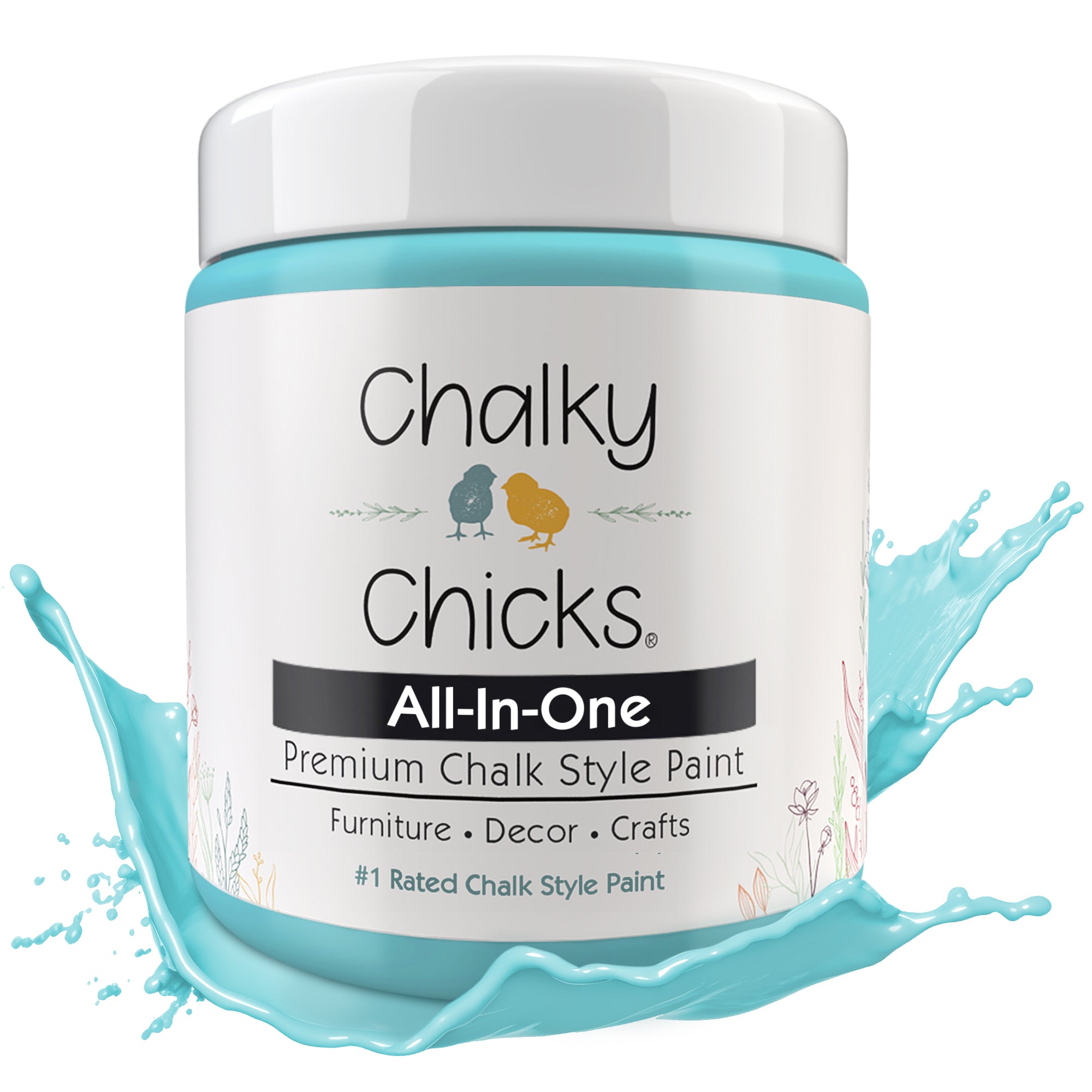 Aqua Bay, Premium All-In-One Chalk Paint for DIY’ers and Pro's