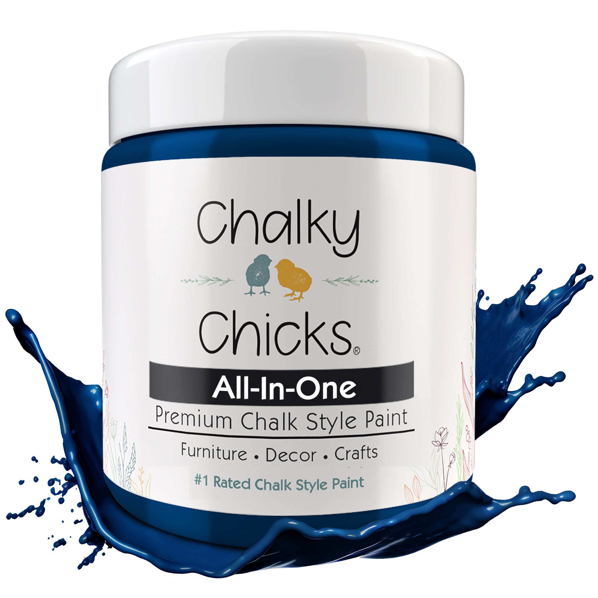 DC Blue, Premium All-In-One Chalk Paint for DIY’ers and Pro's