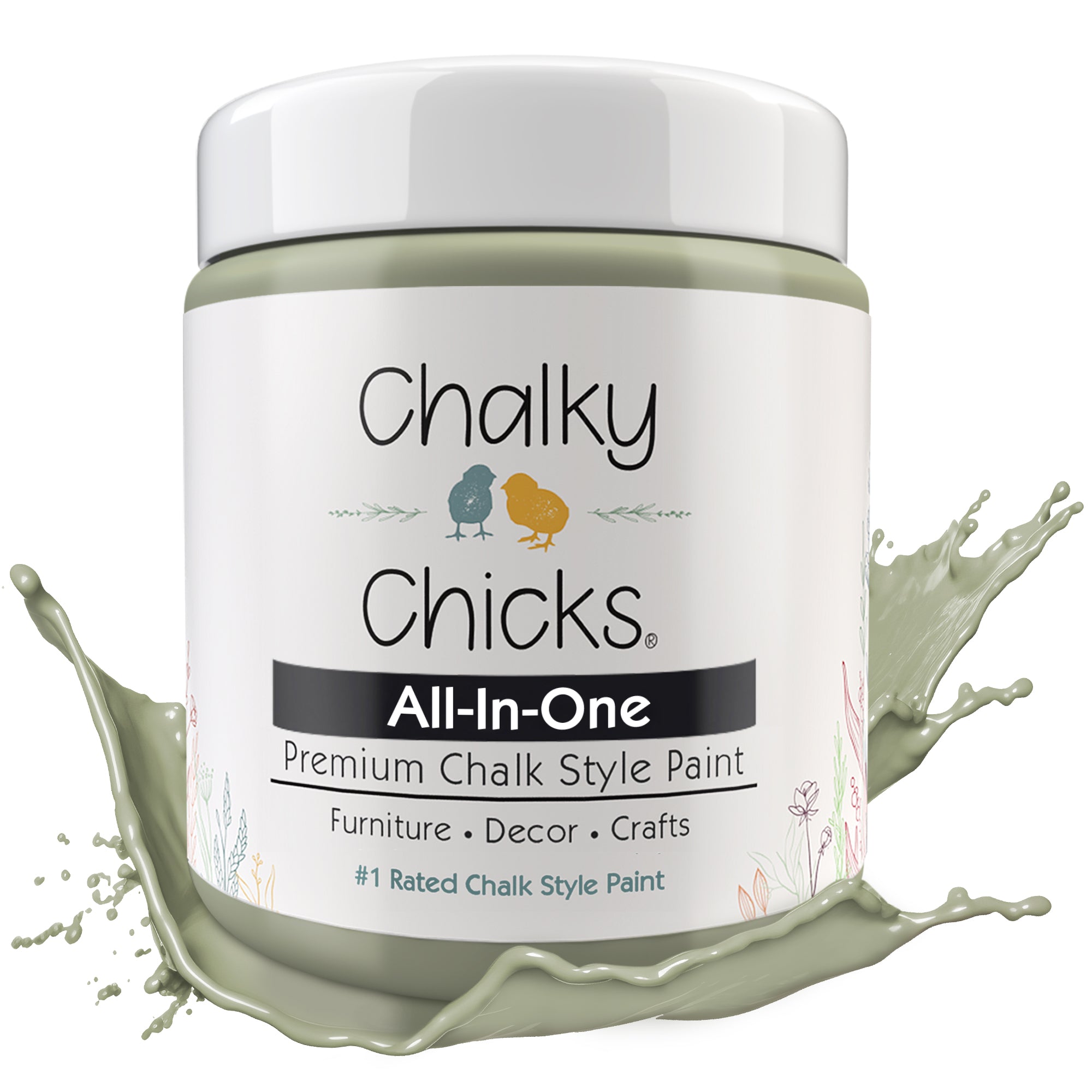 Mountain Green, Premium All-In-One Chalk Paint for DIY’ers and Pro's