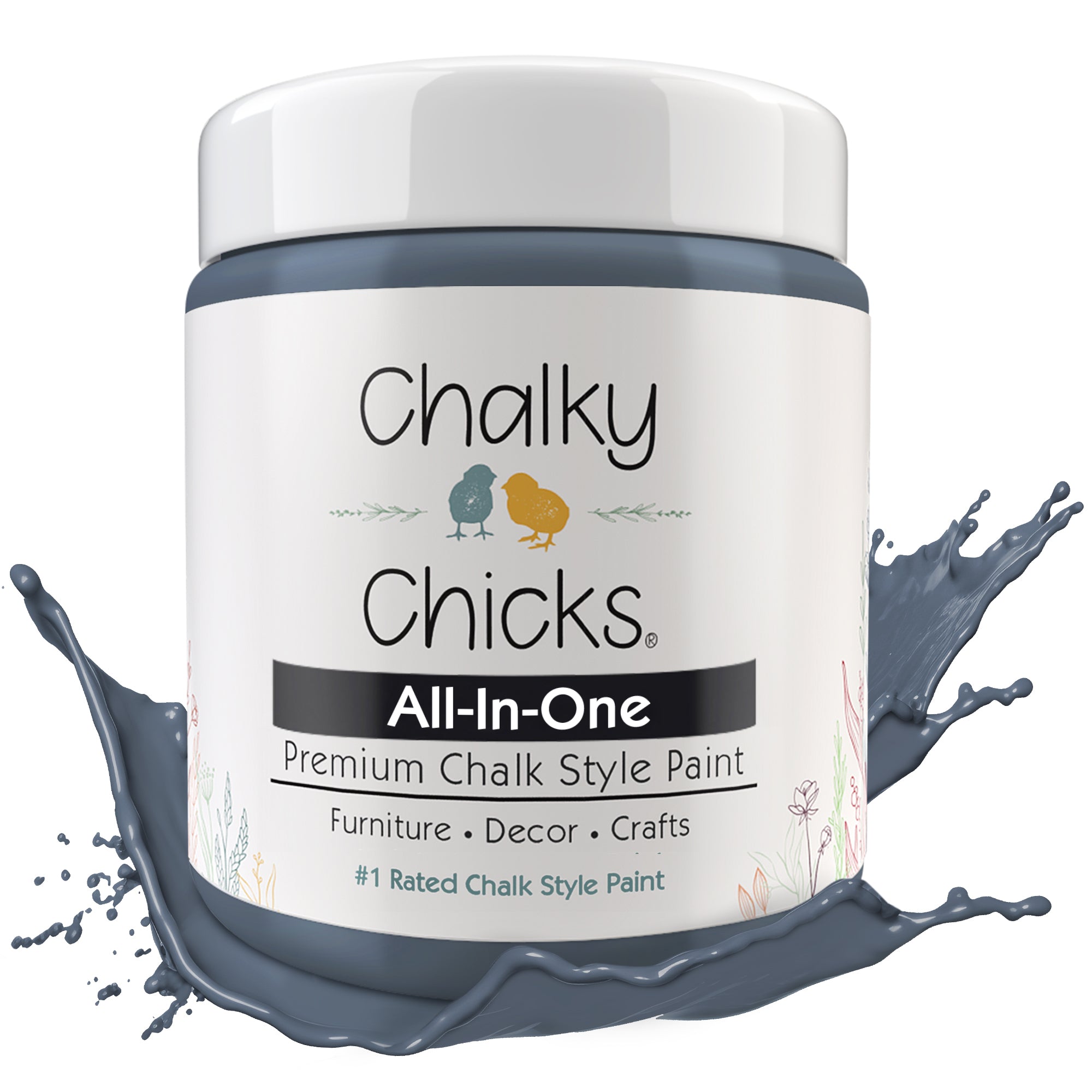 Blue Steel, Premium All-In-One Chalk Paint for DIY’ers and Pro's