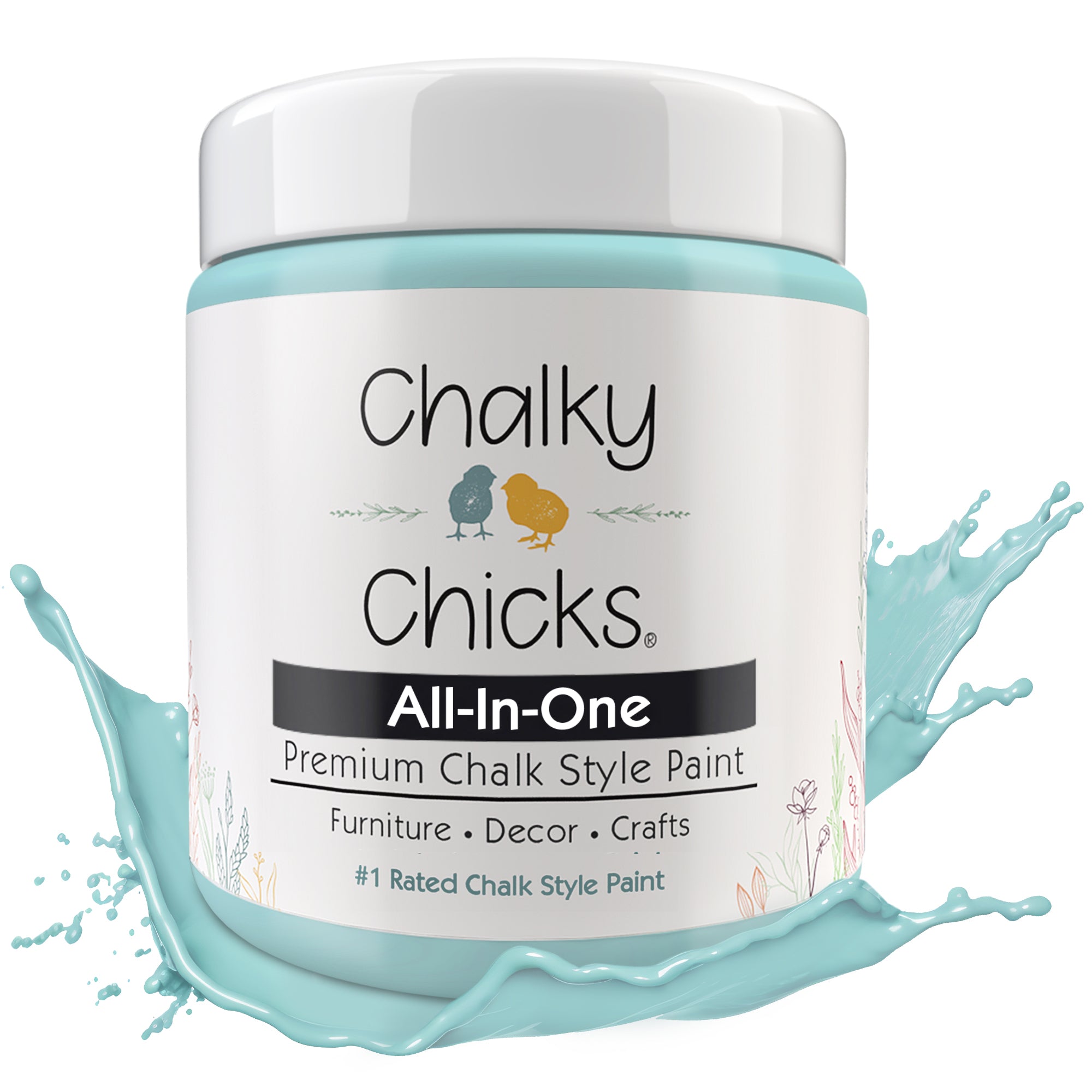 Raindrop, Premium All-In-One Chalk Paint for DIY’ers and Pro's