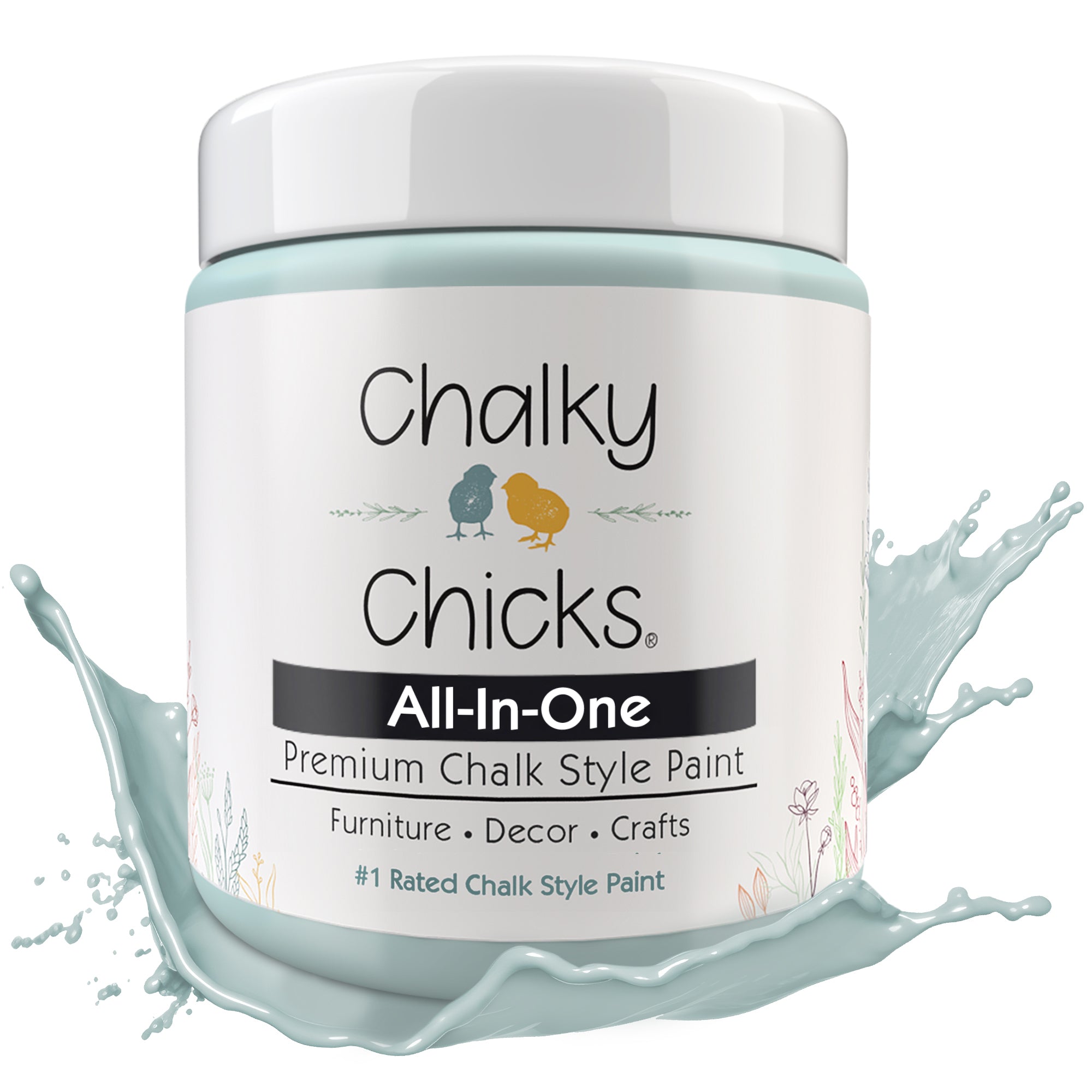 Cancun Blue, Premium All-In-One Chalk Paint for DIY’ers and Pro's
