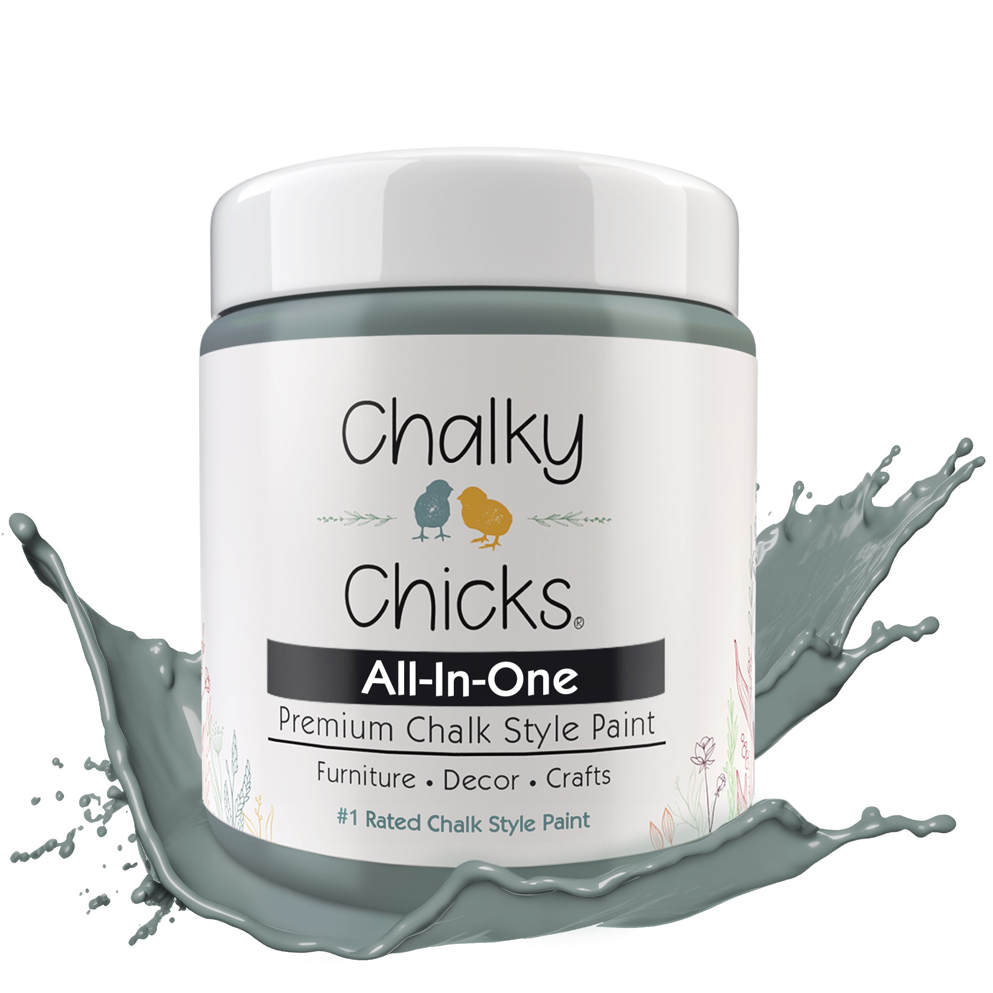 Sea Glass, Premium All-In-One Chalk Paint for DIY’ers and Pro's