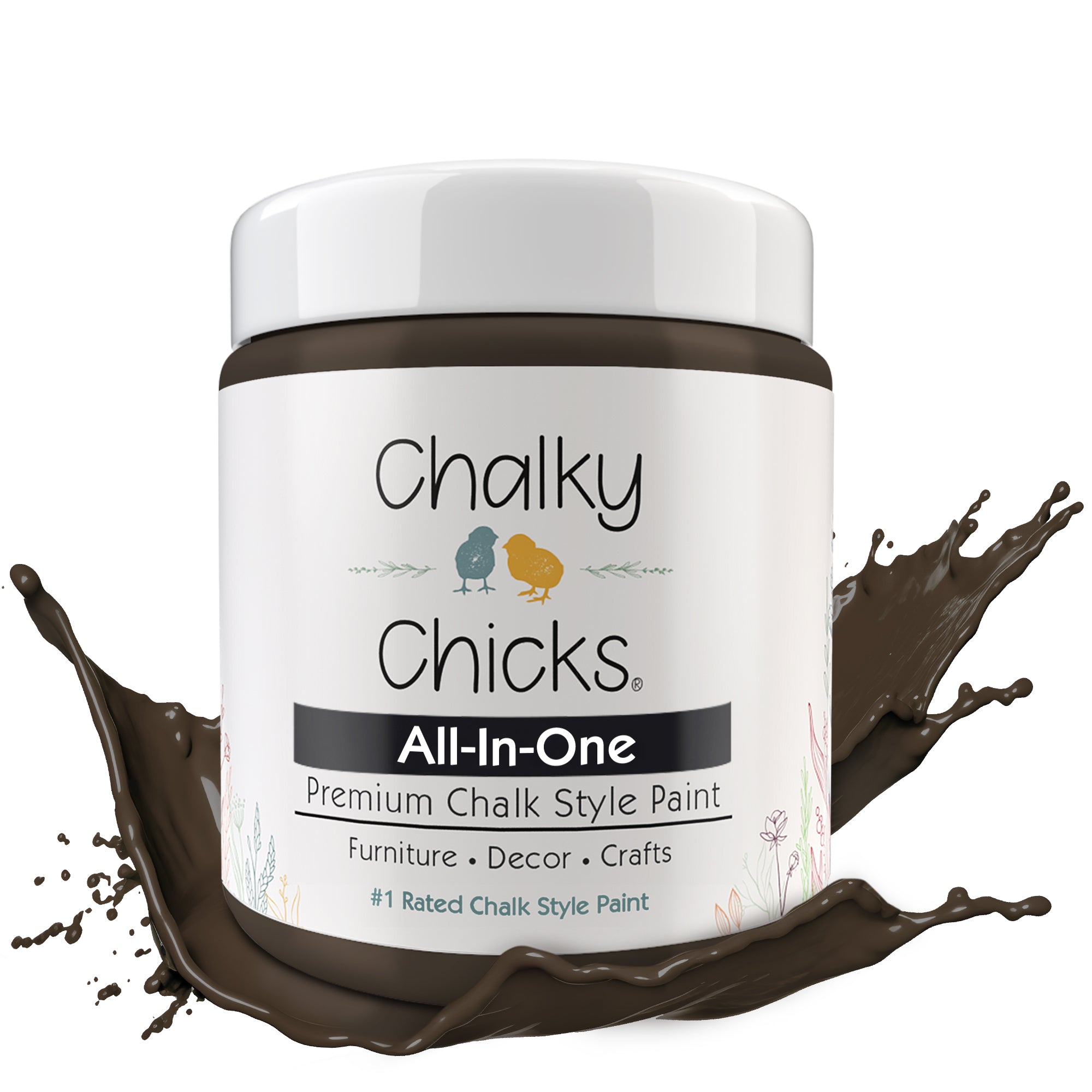 Lava Cake, Premium All-In-One Chalk Paint for DIY’ers and Pro's