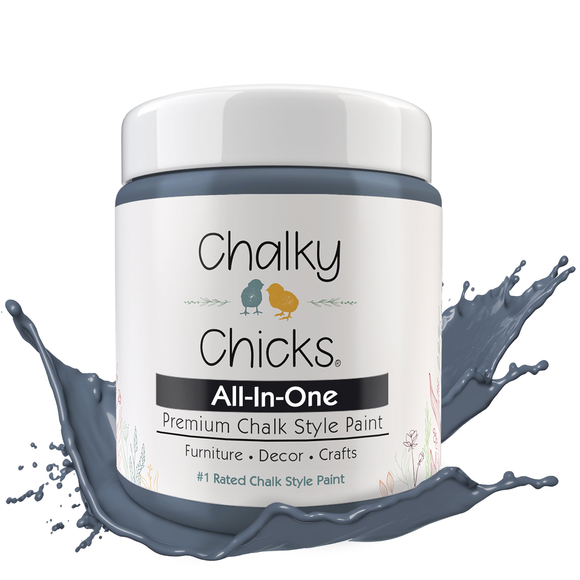 Blue Steel, Premium All-In-One Chalk Paint for DIY’ers and Pro's