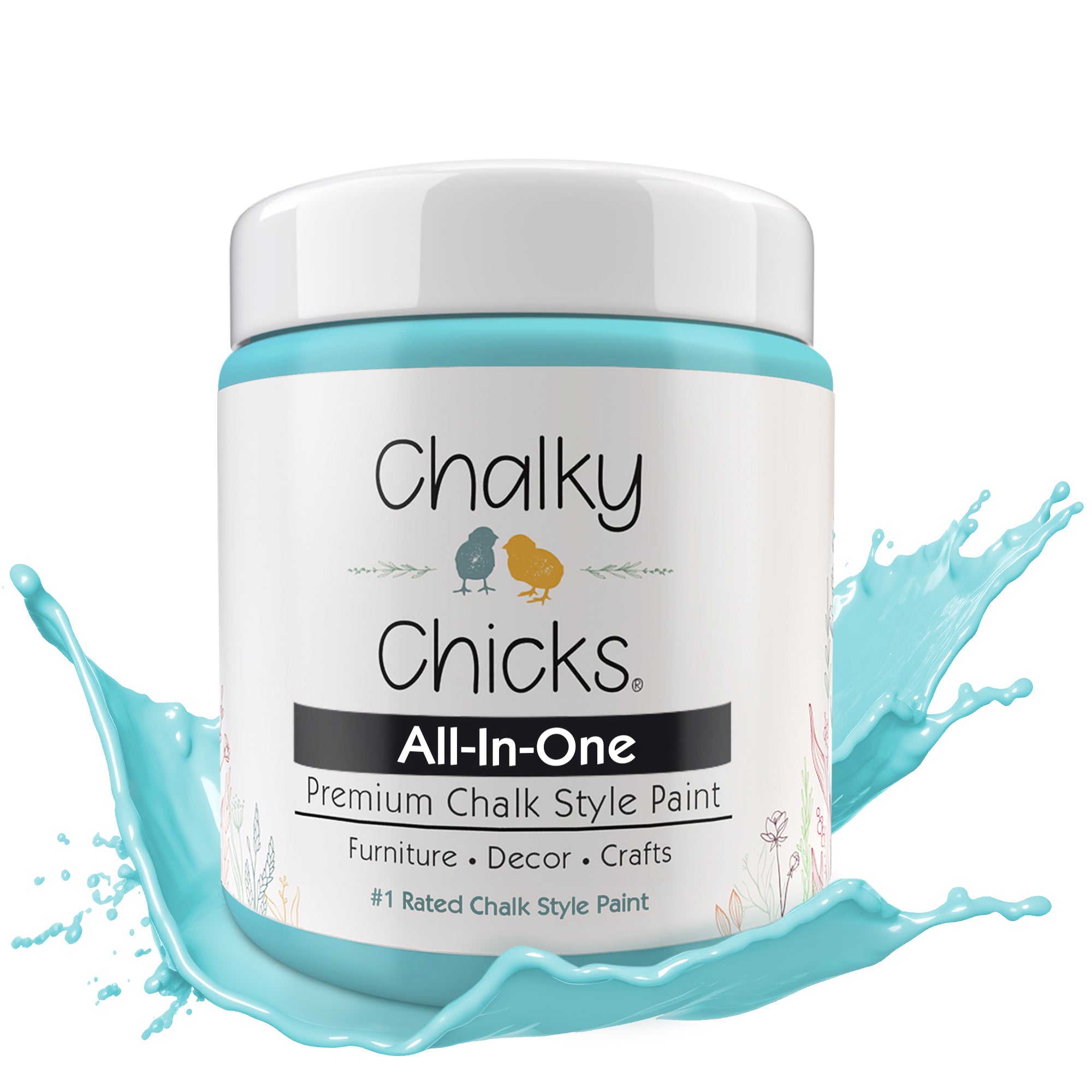 Aqua Bay, Premium All-In-One Chalk Paint for DIY’ers and Pro's