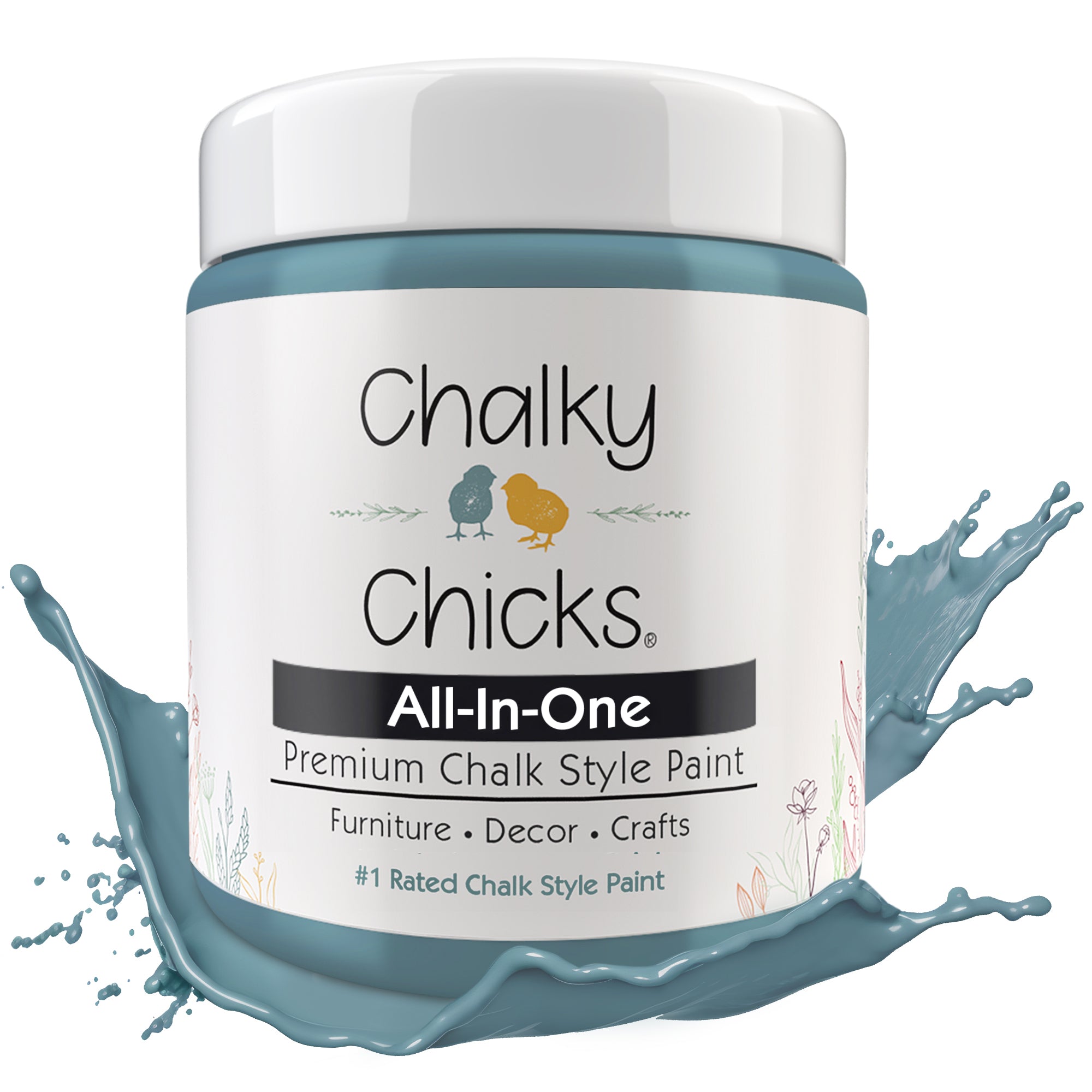 Y Blue, Premium All-In-One Chalk Paint for DIY’ers and Pro's