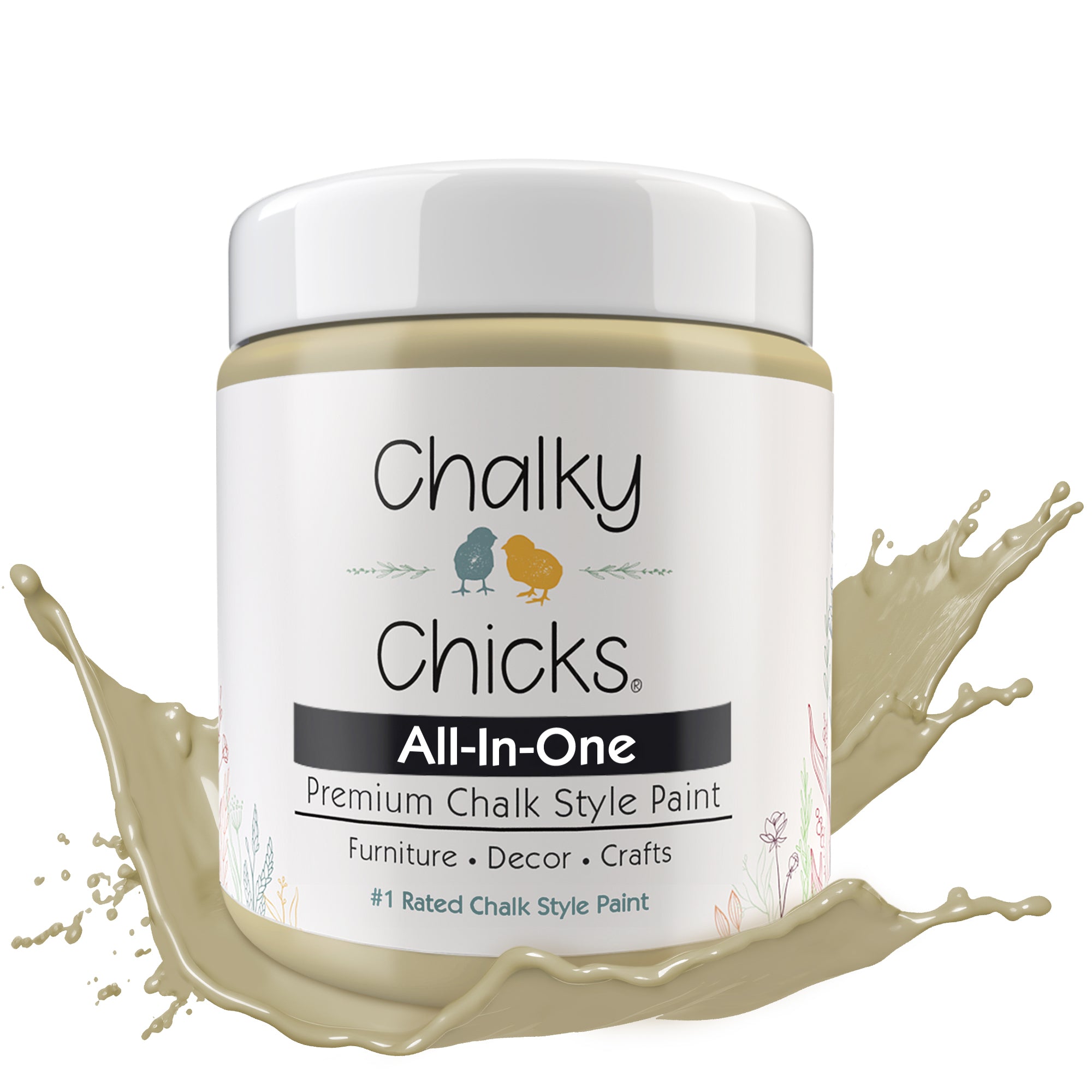 Olivewood, Premium All-In-One Chalk Paint for DIY’ers and Pro's