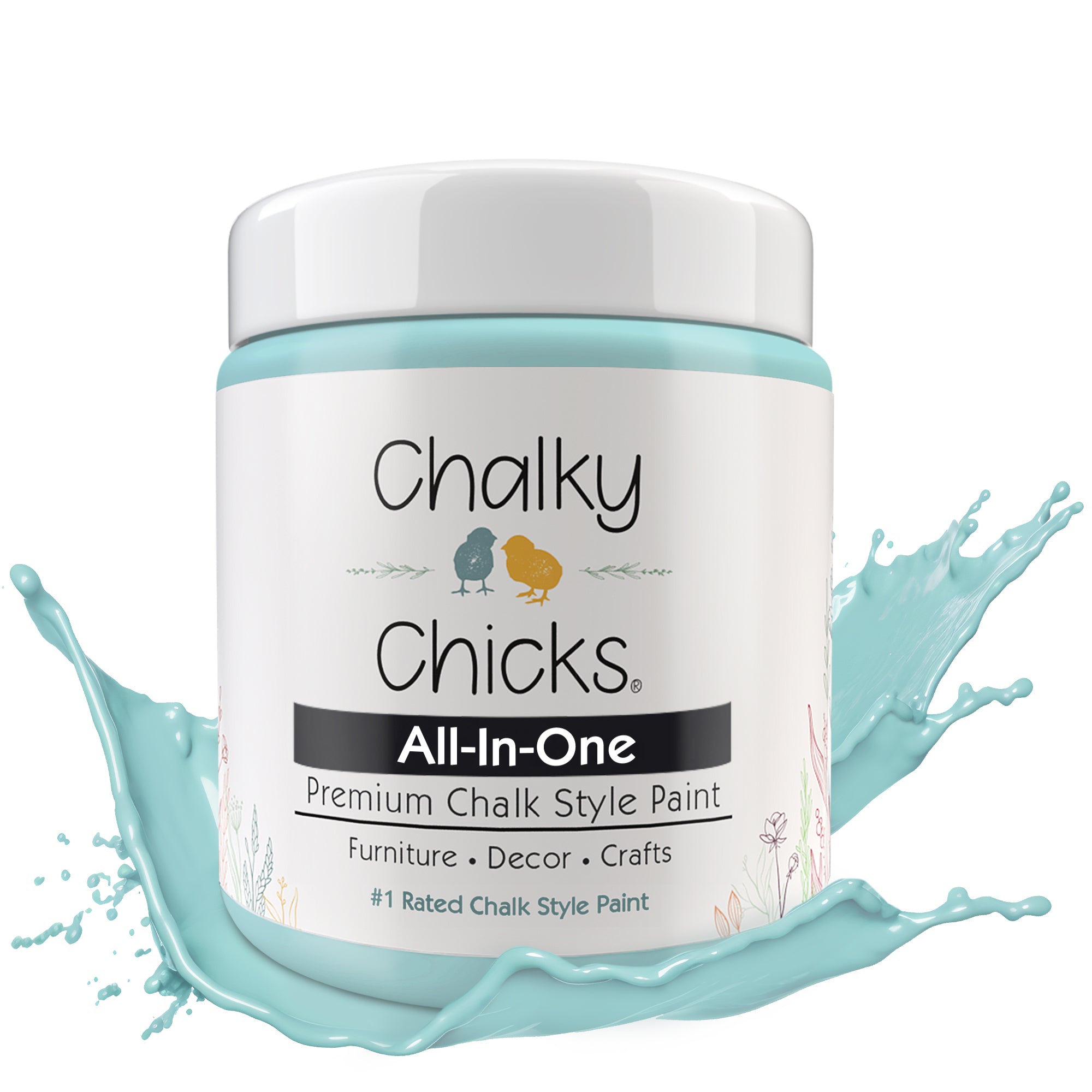 Raindrop, Premium All-In-One Chalk Paint for DIY’ers and Pro's