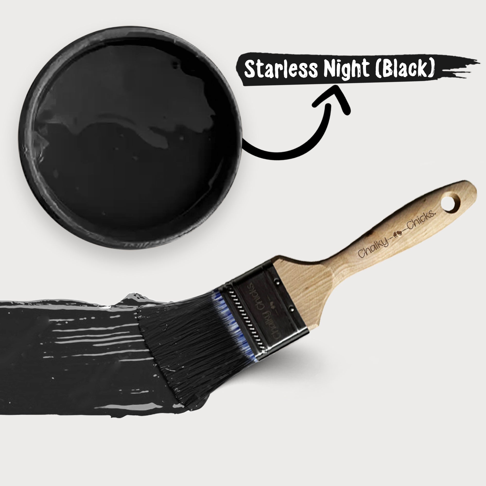 Starless Night, Premium All-In-One Chalk Paint for DIY’ers and Pro's