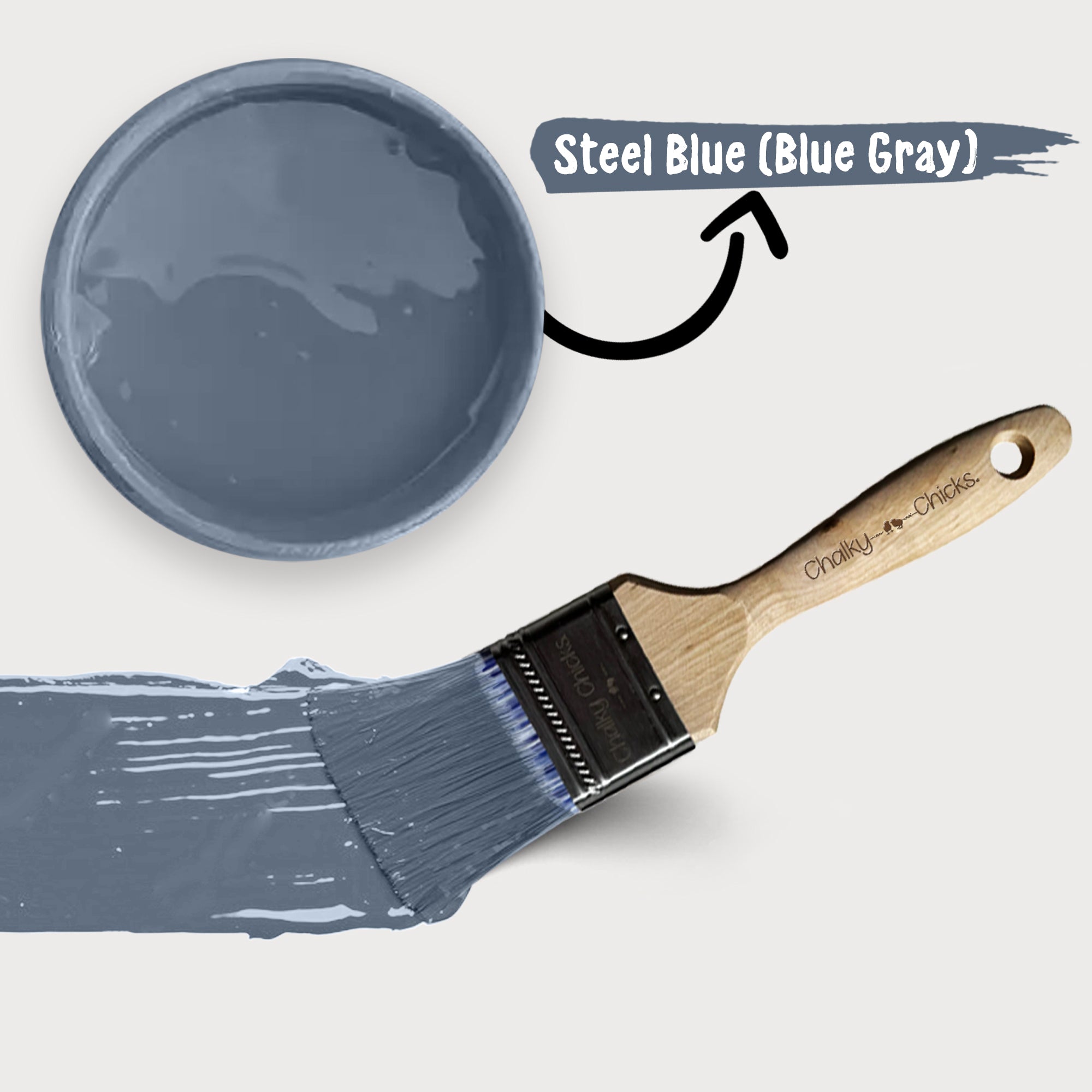 Blue Steel, Premium All-In-One Chalk Paint for DIY’ers and Pro's