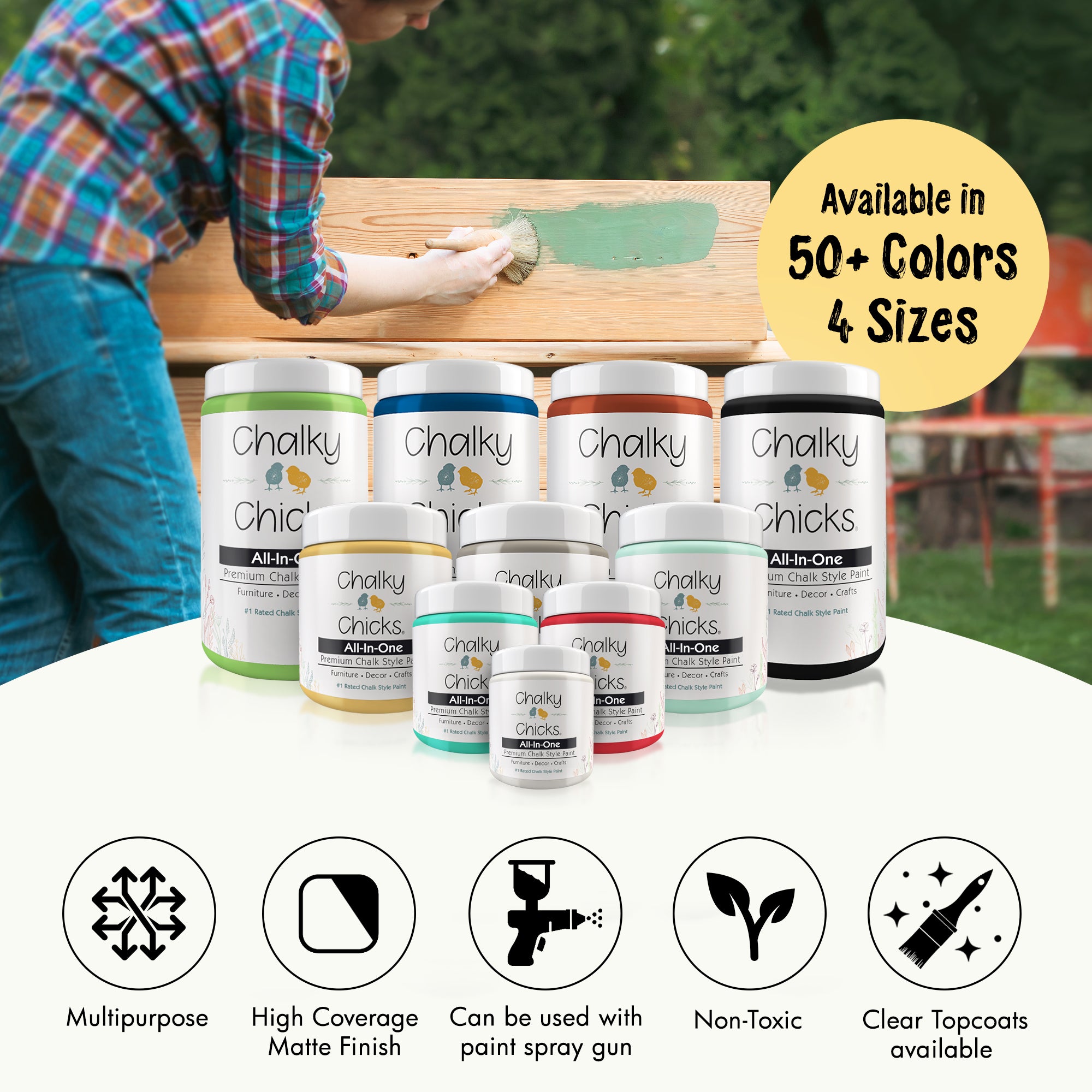 Tuscany, Premium All-In-One Chalk Paint for DIY’ers and Pro's
