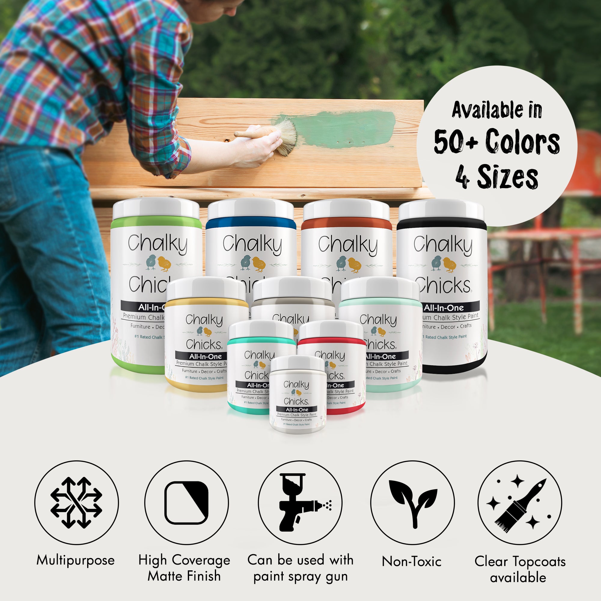 Hail, Premium All-In-One Chalk Paint for DIY’ers and Pro's