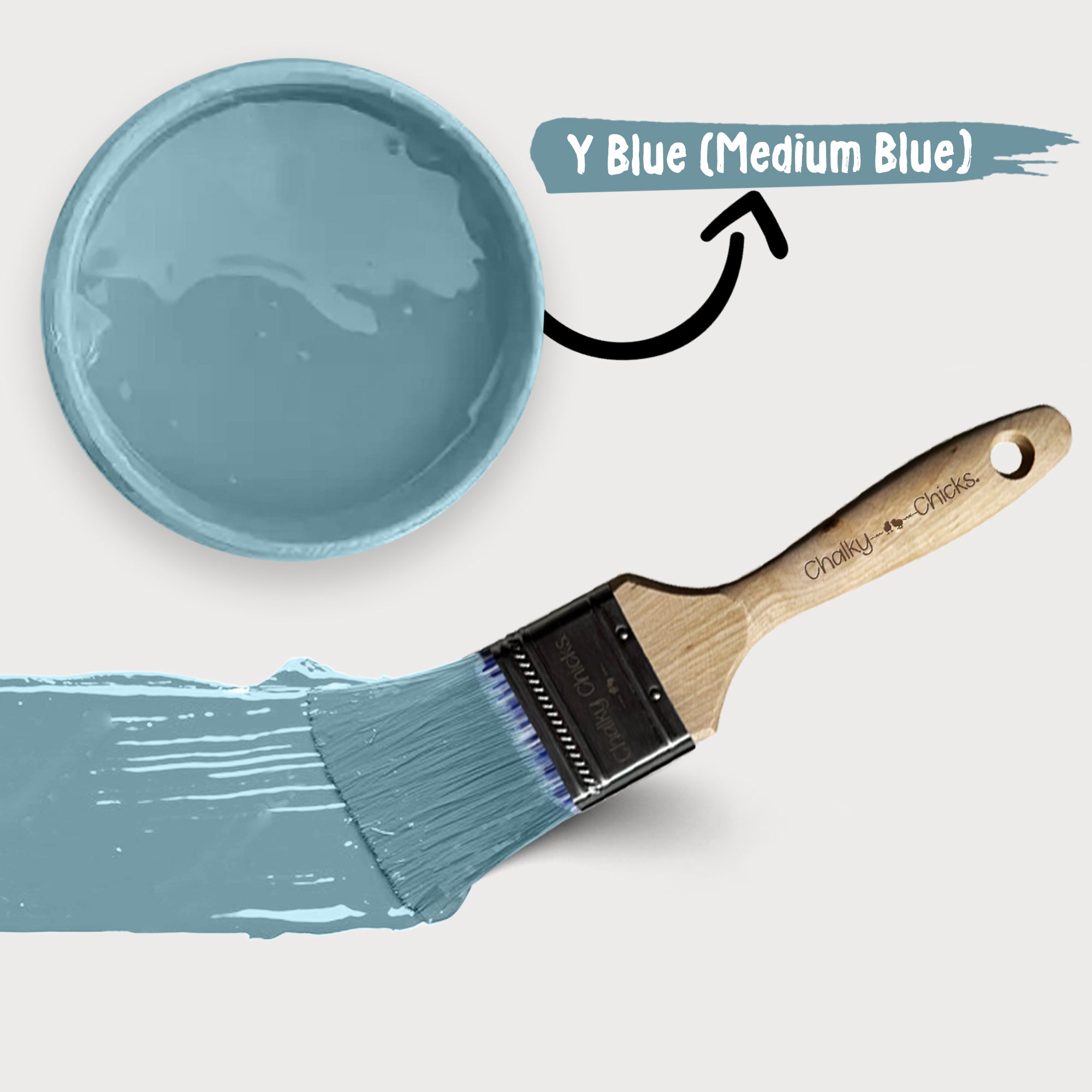 Y Blue, Premium All-In-One Chalk Paint for DIY’ers and Pro's