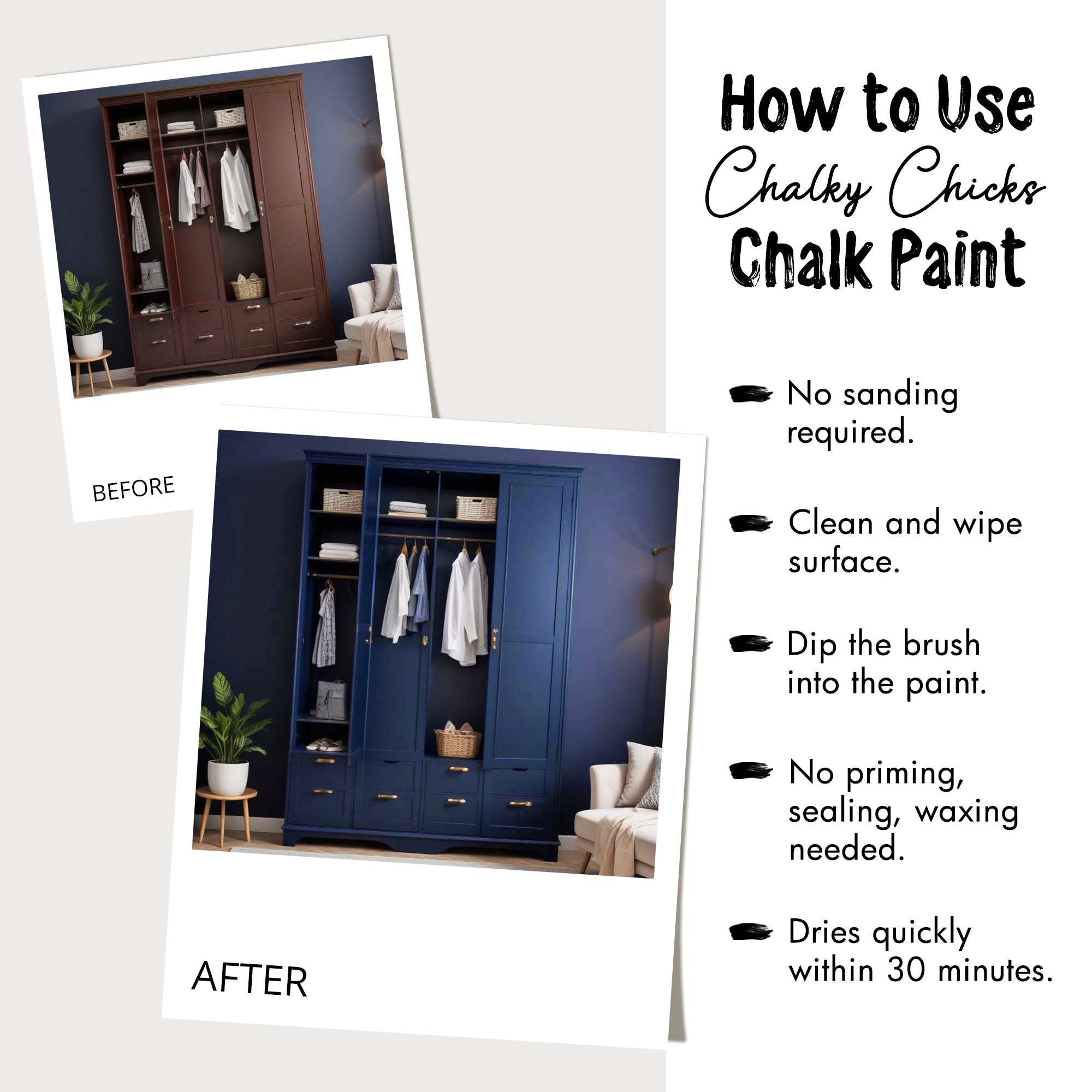 DC Blue, Premium All-In-One Chalk Paint for DIY’ers and Pro's