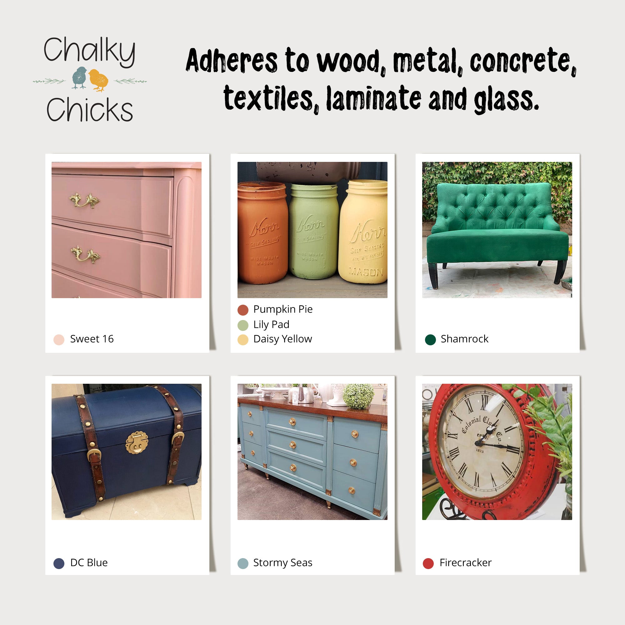 Wolf Grey, Premium All-In-One Chalk Paint for DIY’ers and Pro's