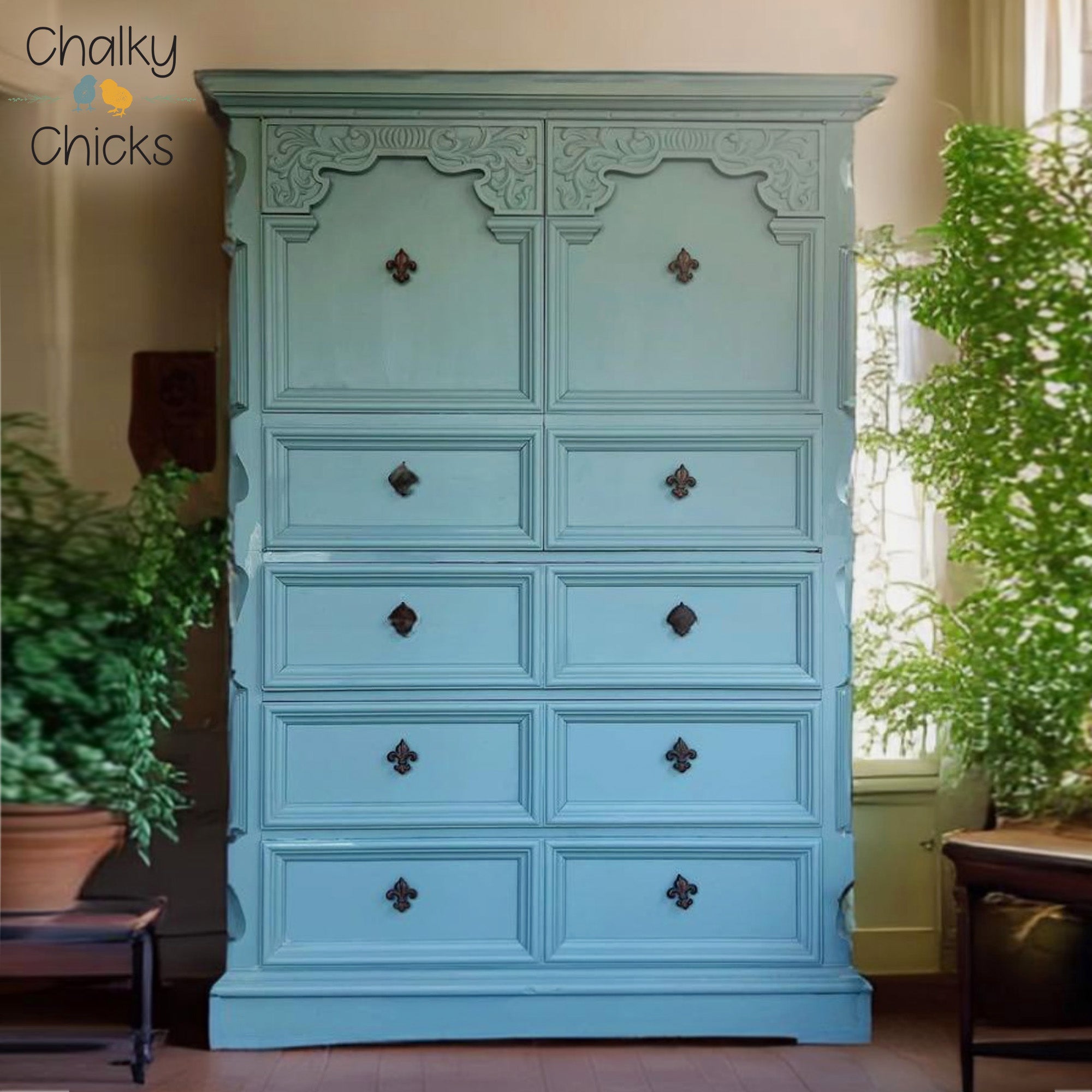 Y Blue, Premium All-In-One Chalk Paint for DIY’ers and Pro's