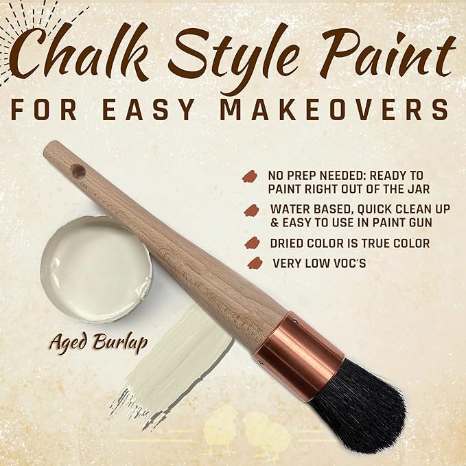 Aged Burlap - Premium Chalk Style Paint