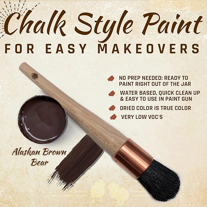 Alaskan Brown Bear - Premium Chalk Style Paint