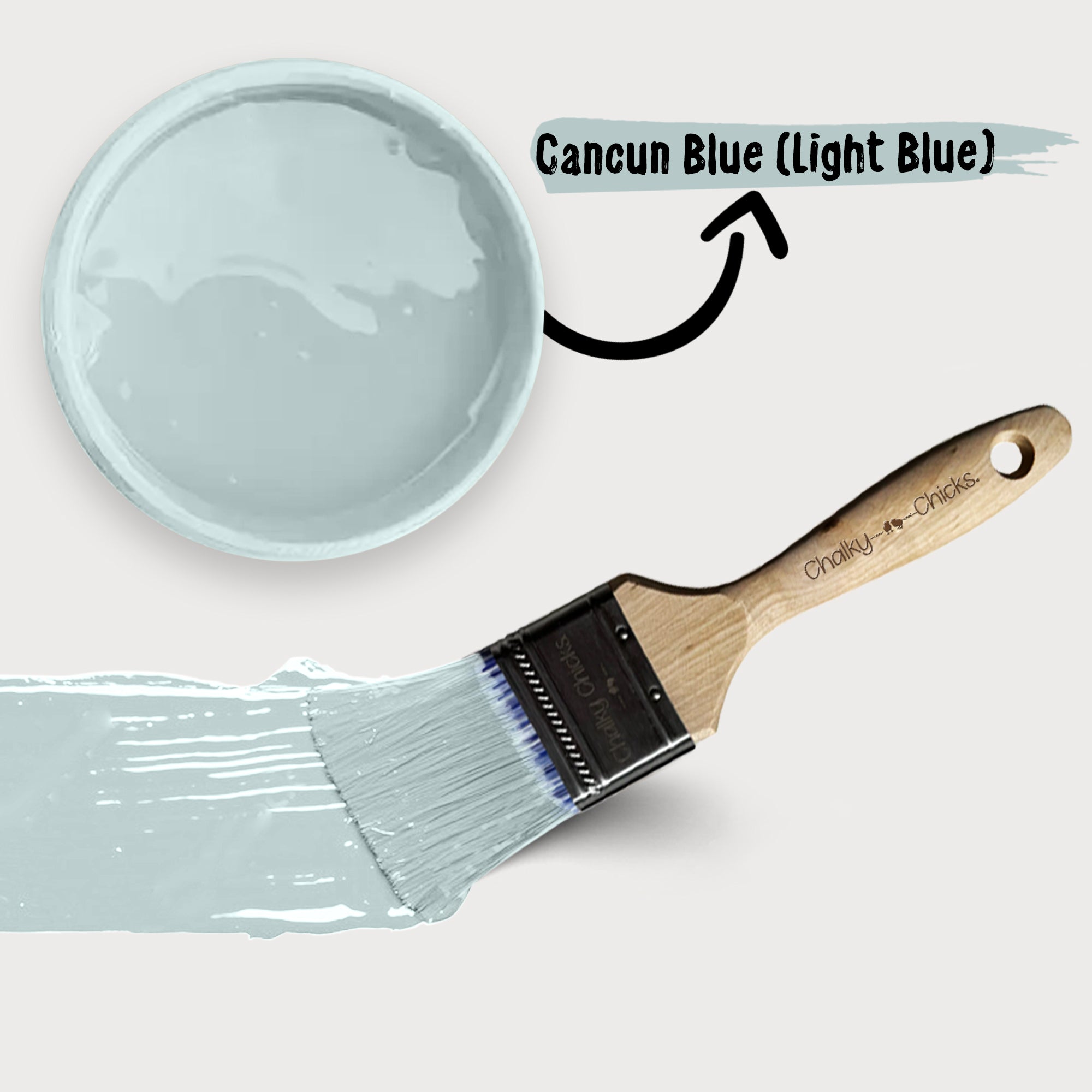 Cancun Blue, Premium All-In-One Chalk Paint for DIY’ers and Pro's