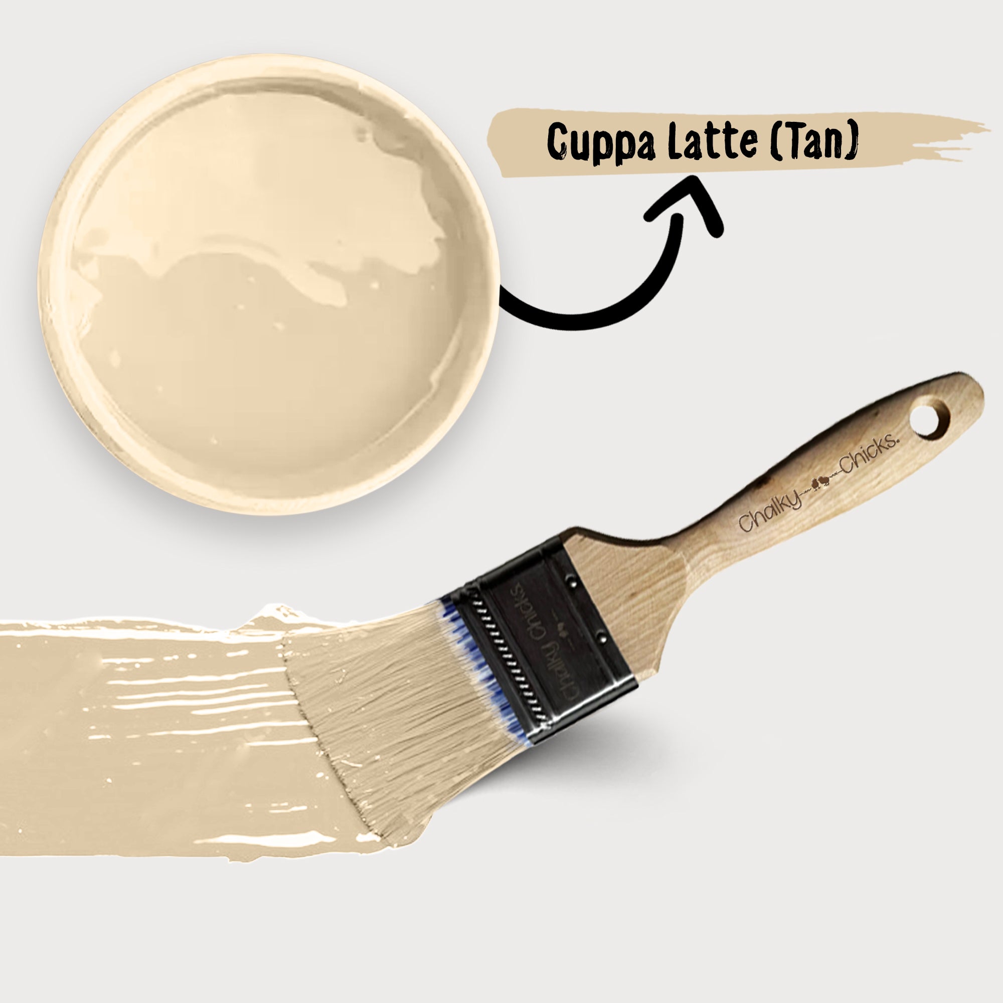 Cuppa Latte, Premium All-In-One Chalk Paint for DIY’ers and Pro's