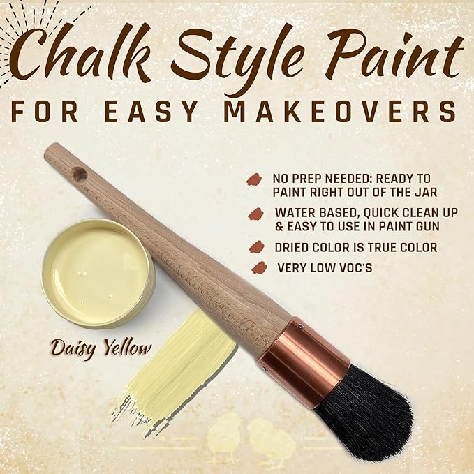 Daisy Yellow - Premium Chalk Style Paint