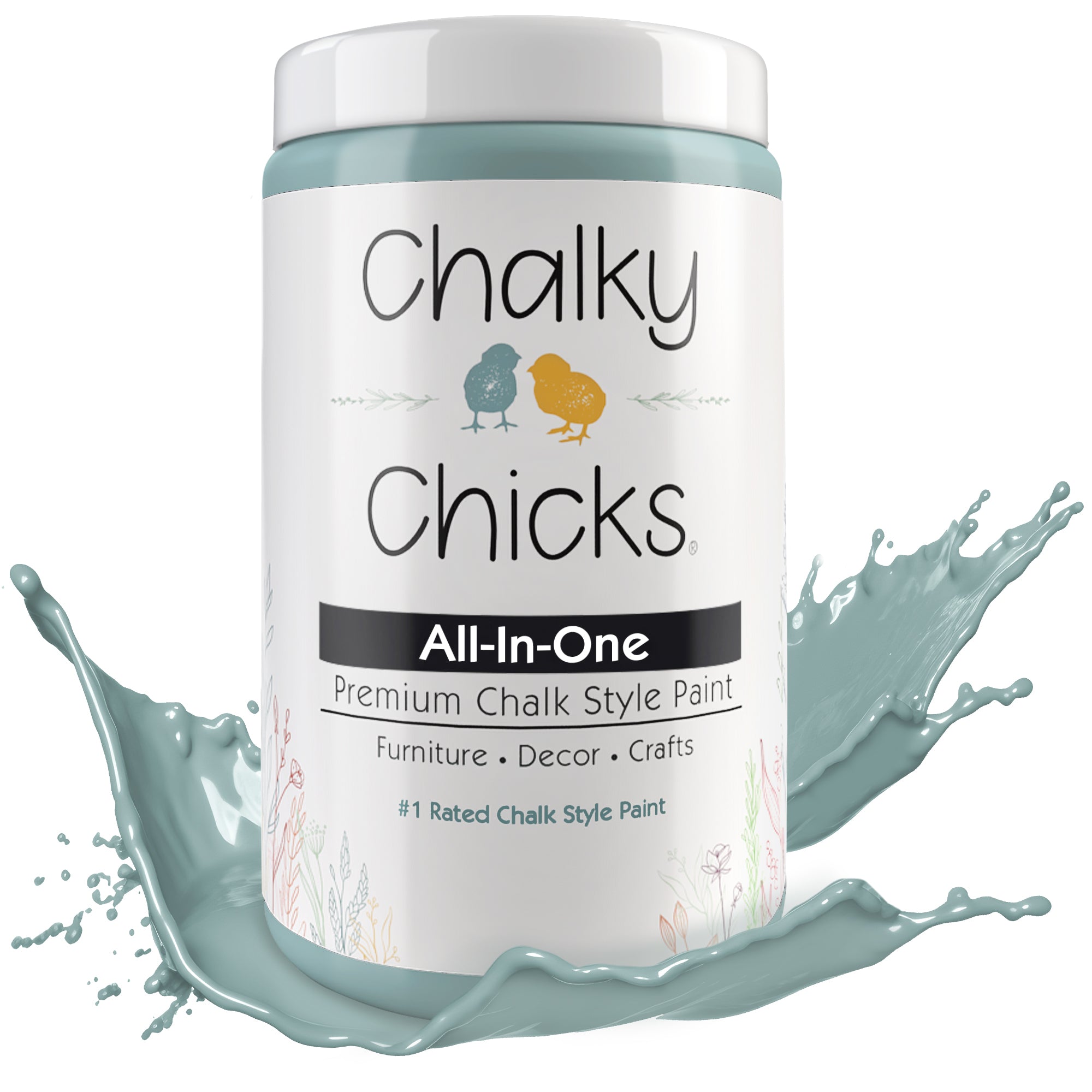 Stormy Seas, Premium All-In-One Chalk Paint for DIY’ers and Pro's