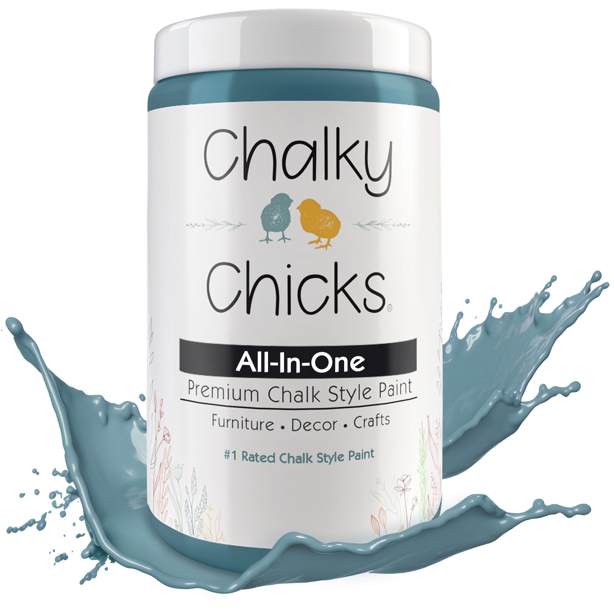 Y Blue, Premium All-In-One Chalk Paint for DIY’ers and Pro's
