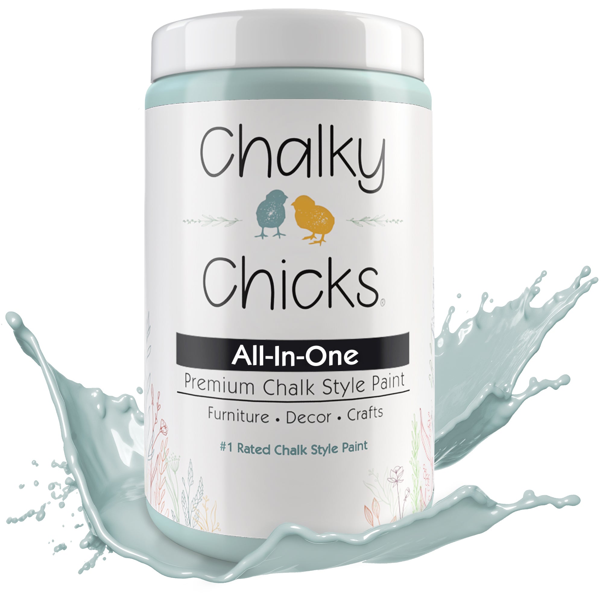 Cancun Blue, Premium All-In-One Chalk Paint for DIY’ers and Pro's