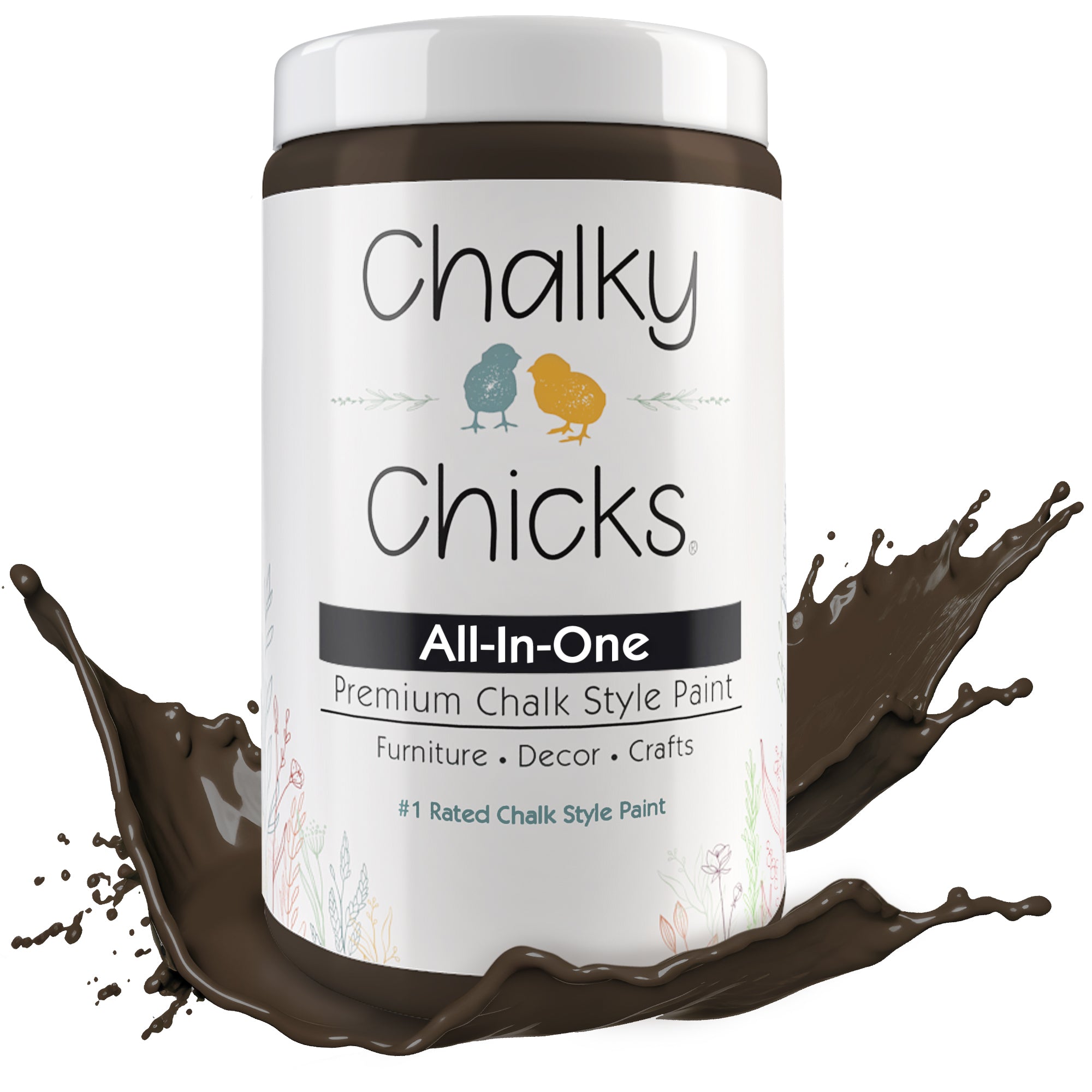 Lava Cake, Premium All-In-One Chalk Paint for DIY’ers and Pro's