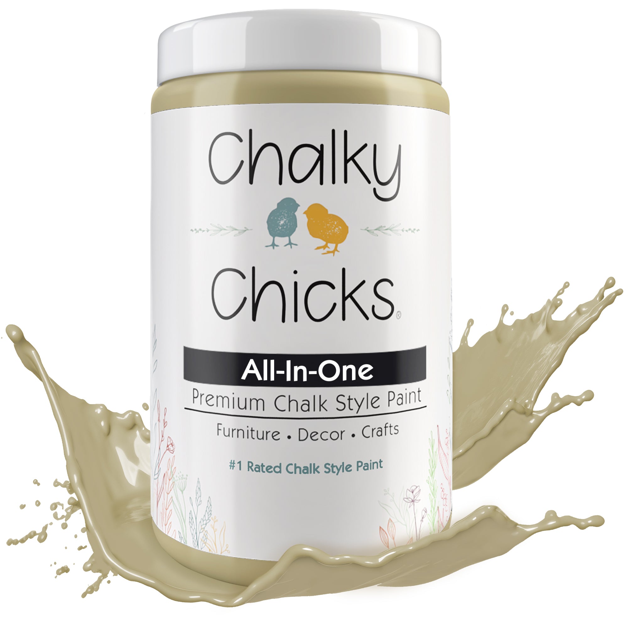 Olivewood, Premium All-In-One Chalk Paint for DIY’ers and Pro's