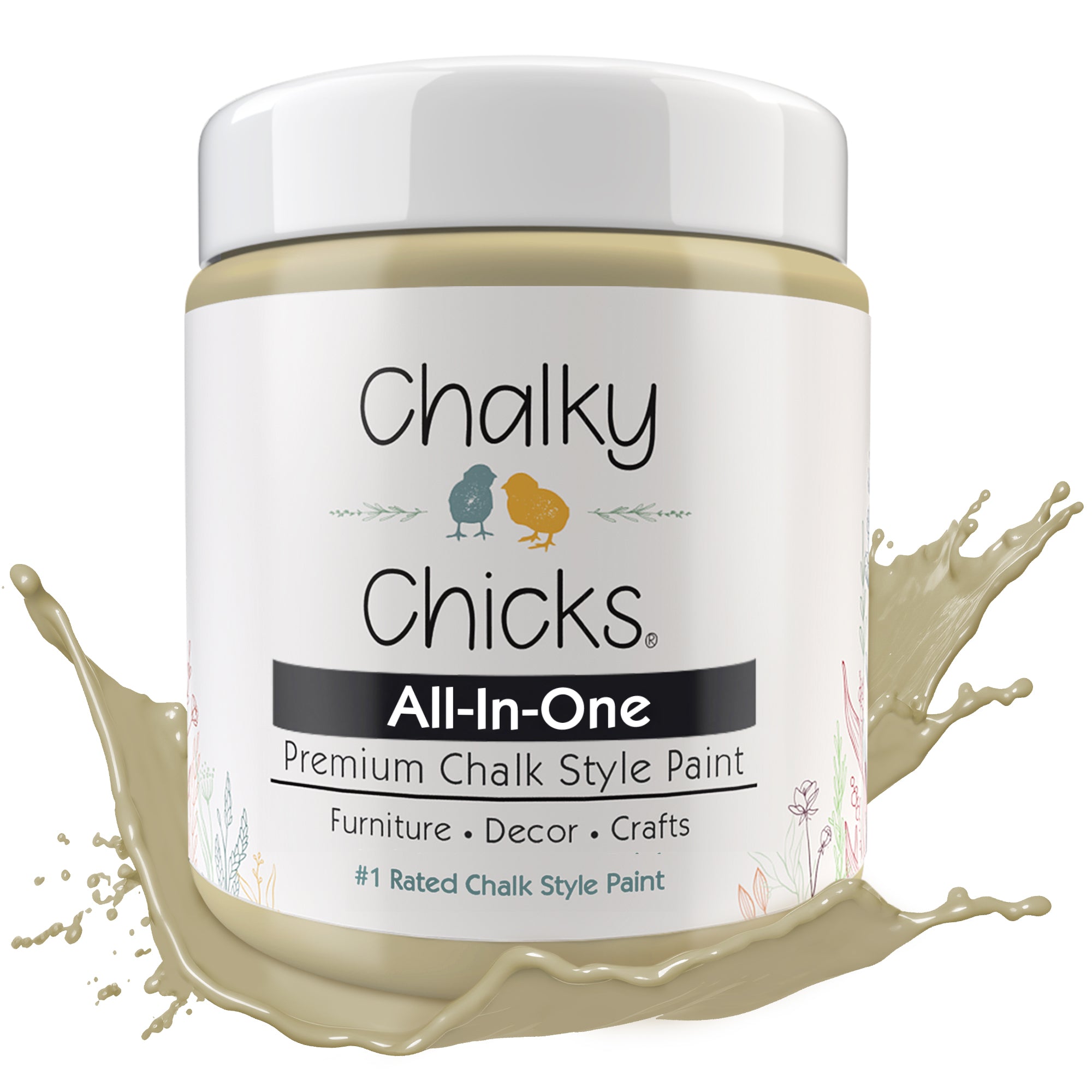 Olivewood, Premium All-In-One Chalk Paint for DIY’ers and Pro's