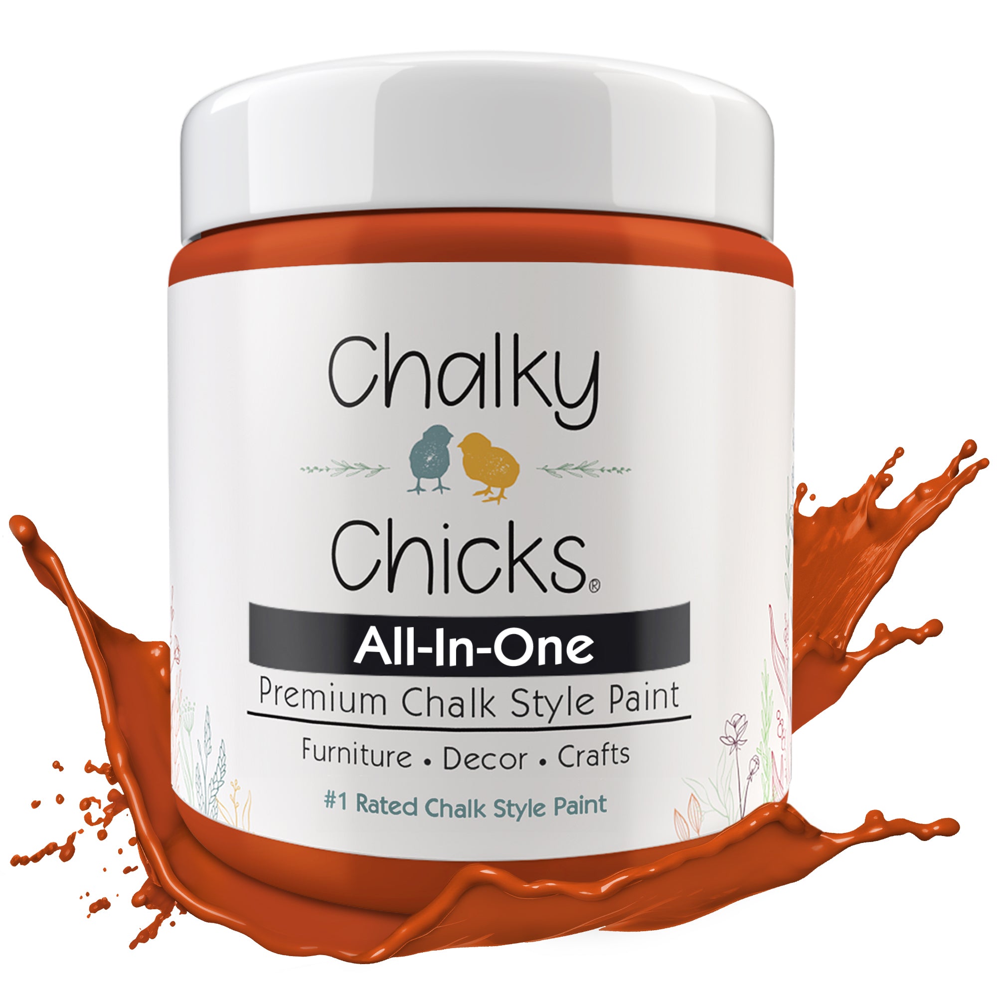 Pumpkin Pie, Premium All-In-One Chalk Paint for DIY’ers and Pro's