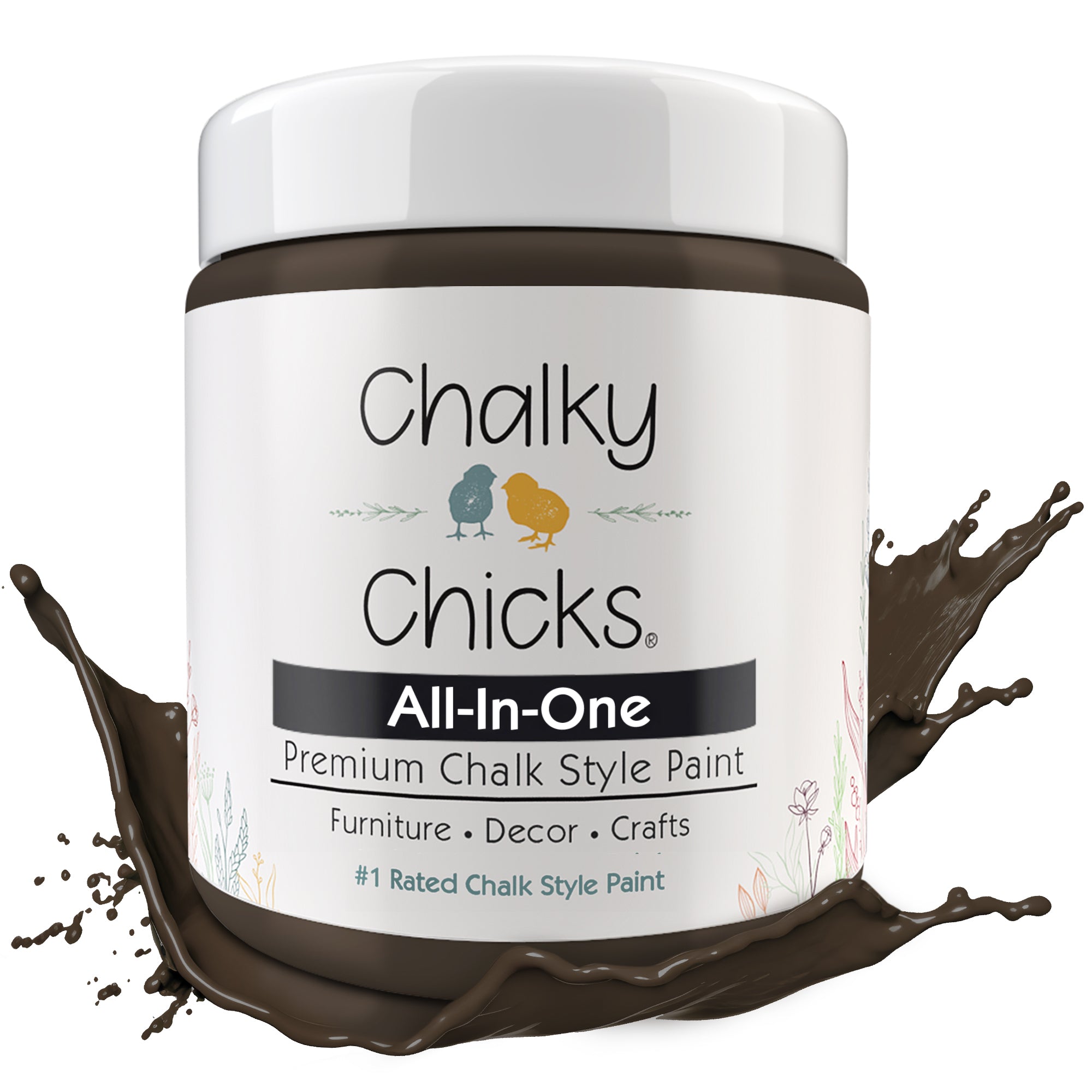 Lava Cake, Premium All-In-One Chalk Paint for DIY’ers and Pro's