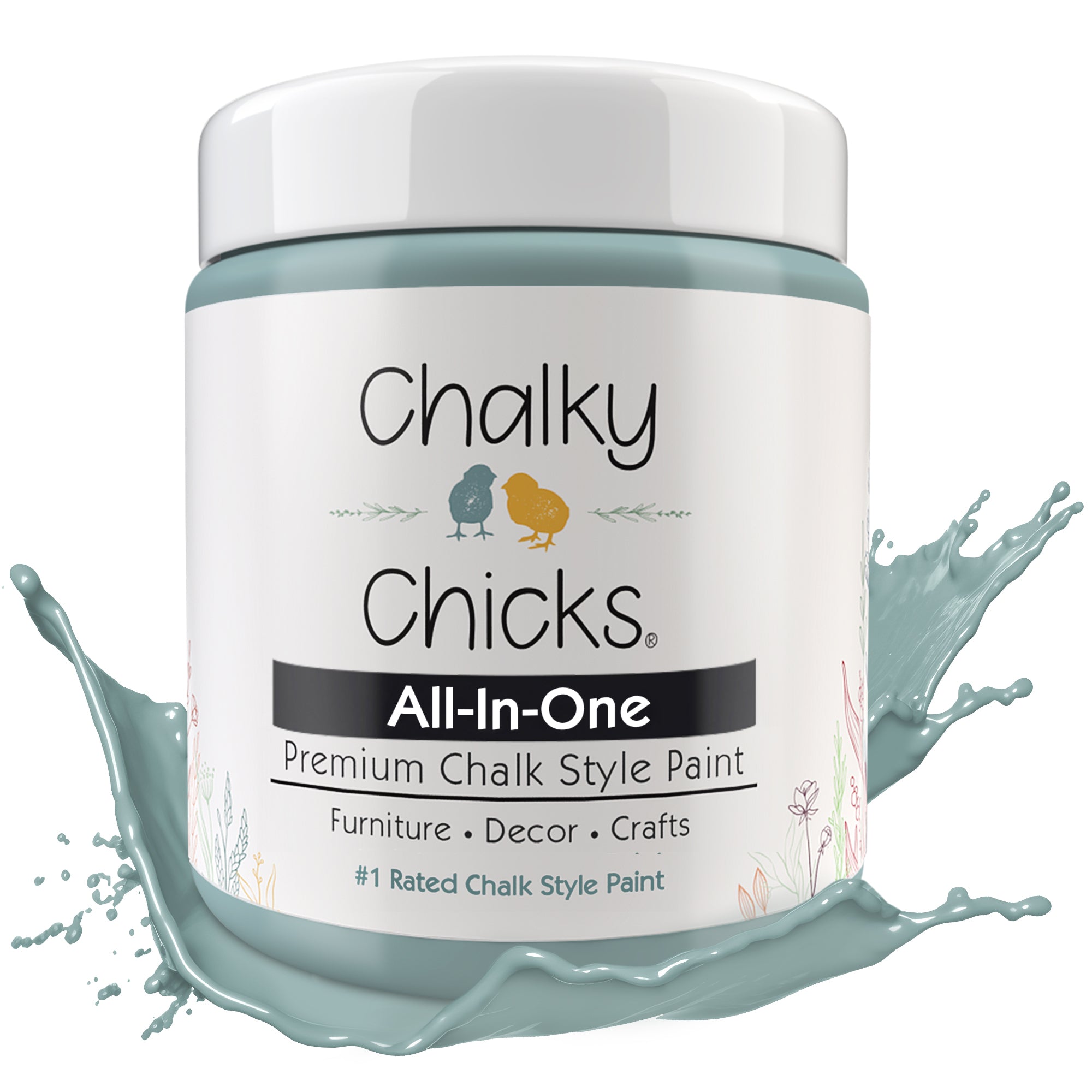 Stormy Seas, Premium All-In-One Chalk Paint for DIY’ers and Pro's