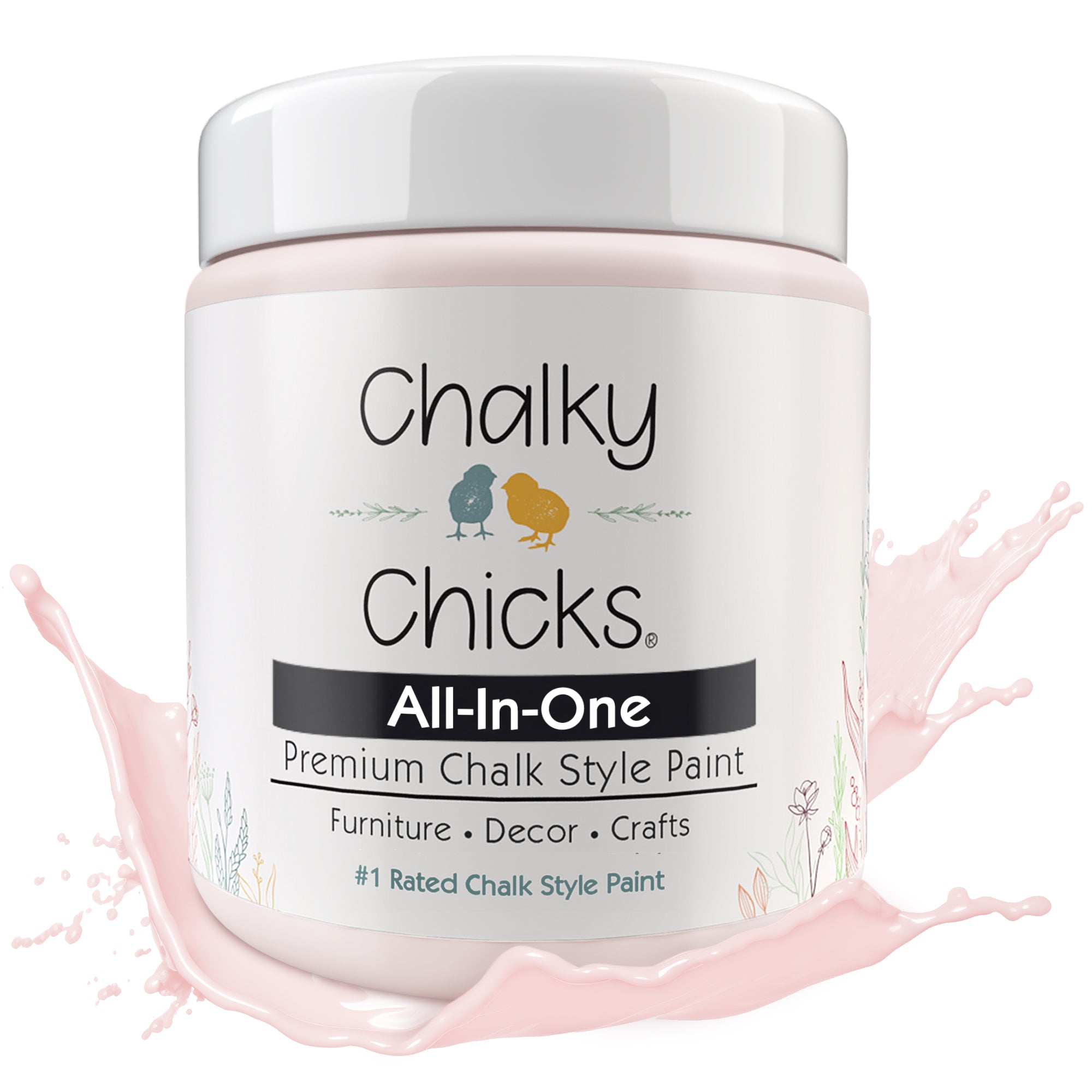 Paris Pink, Premium All-In-One Chalk Paint for DIY’ers and Pro's