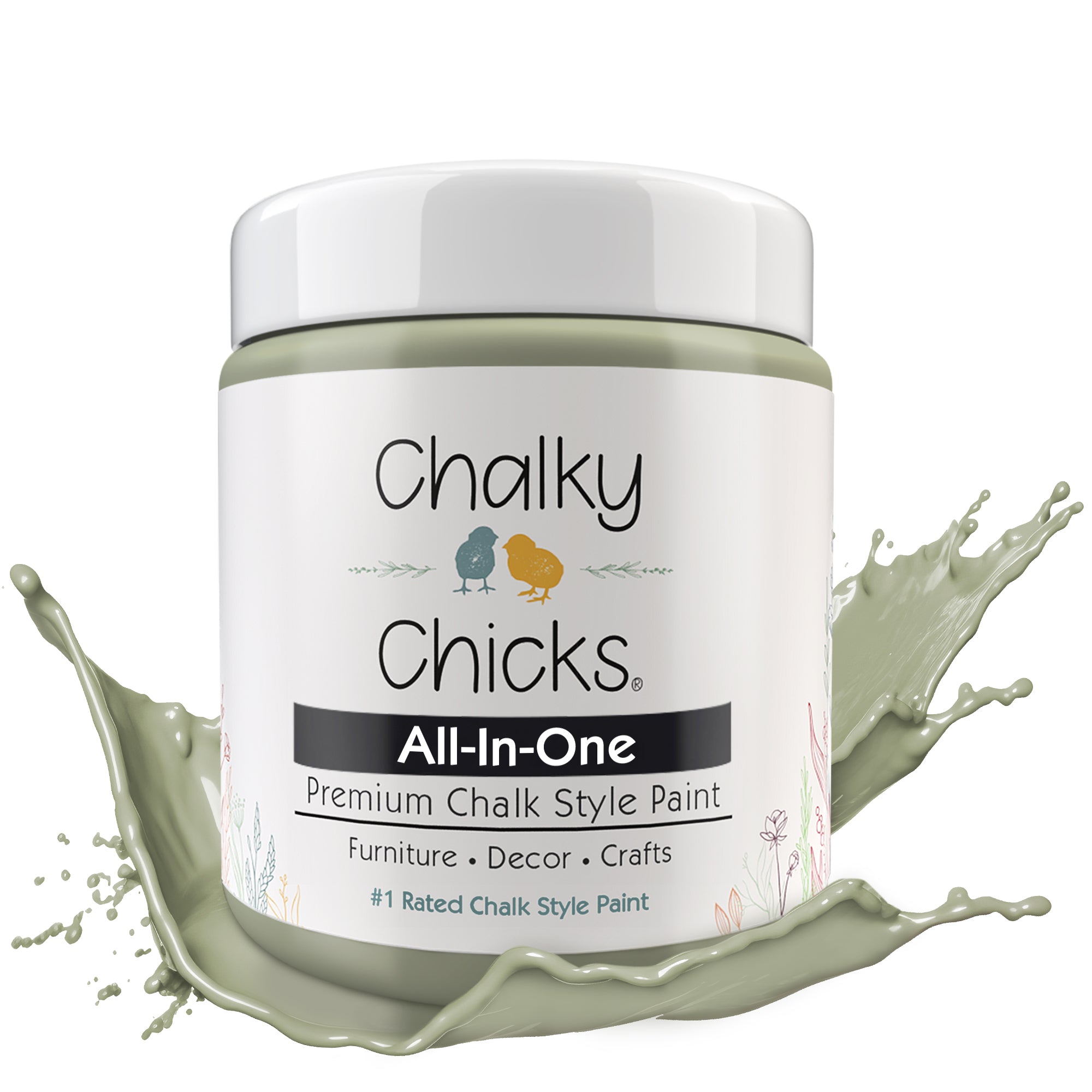 Mountain Green, Premium All-In-One Chalk Paint for DIY’ers and Pro's