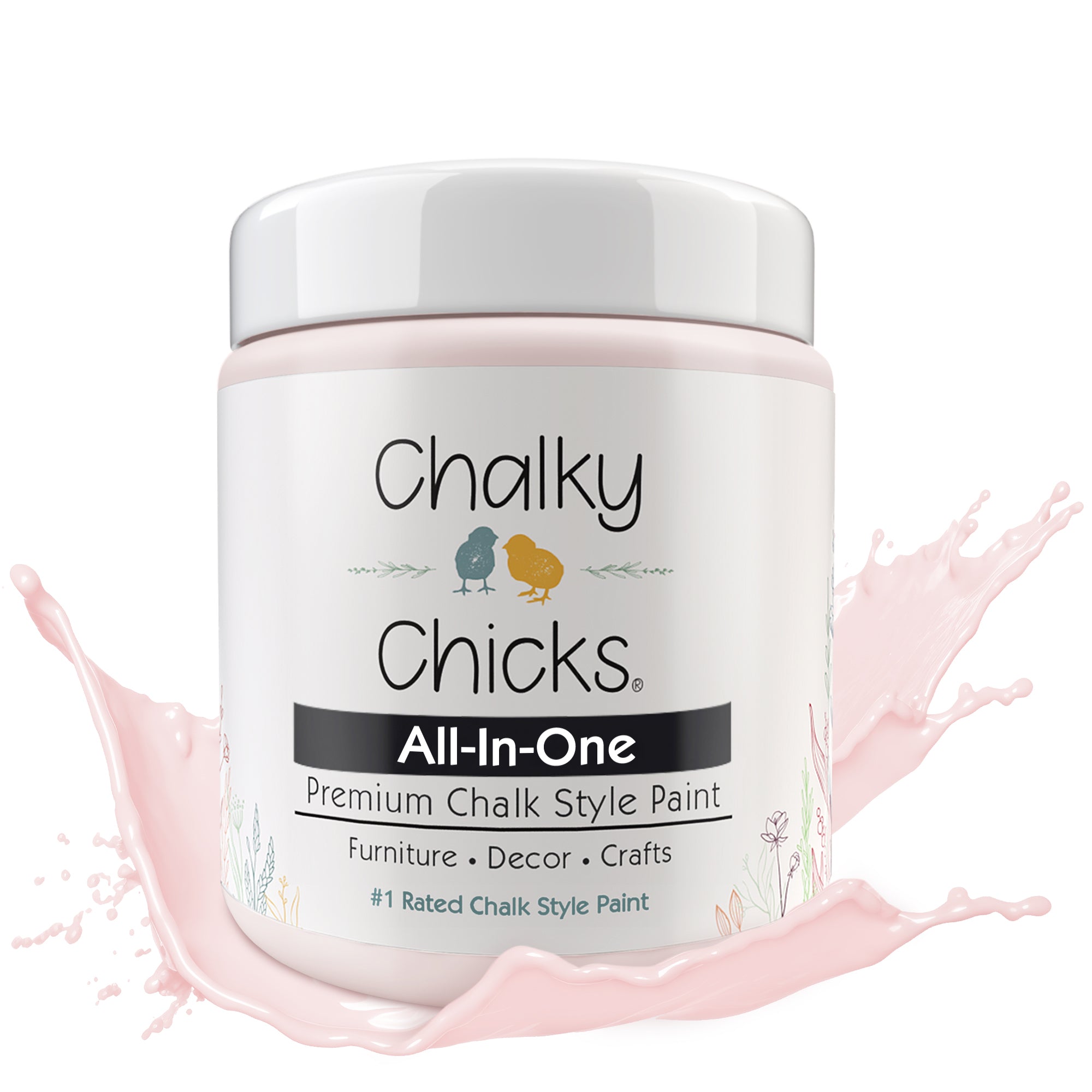 Paris Pink, Premium All-In-One Chalk Paint for DIY’ers and Pro's