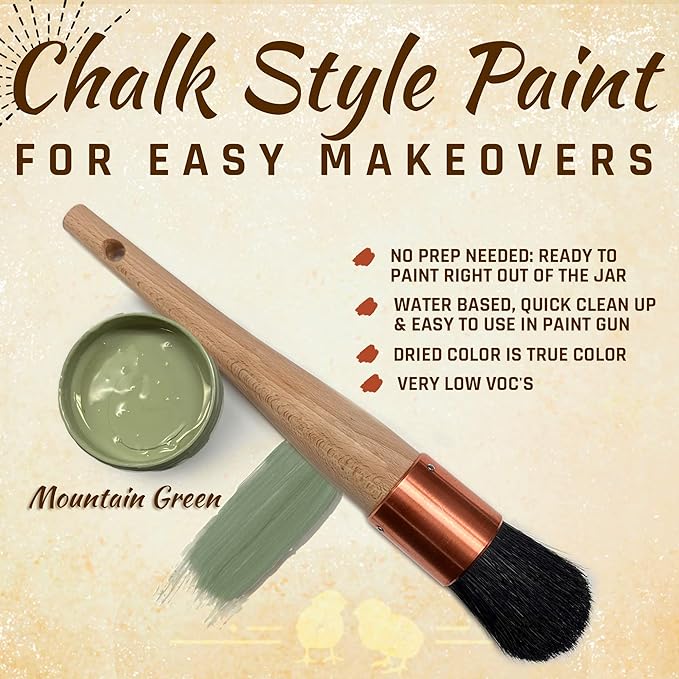 Mountain Green - Premium Chalk Style Paint