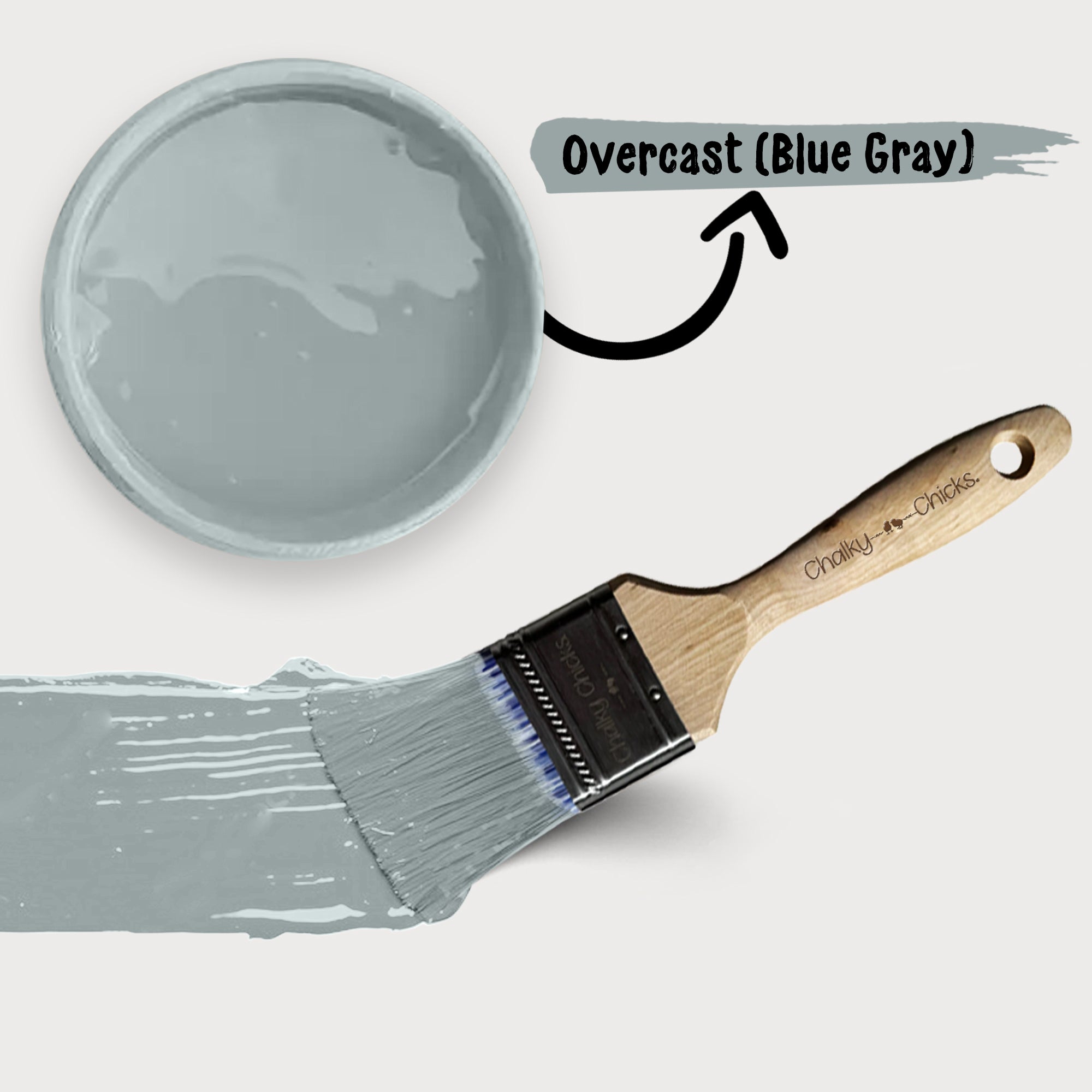 Overcast, Premium All-In-One Chalk Paint for DIY’ers and Pro's