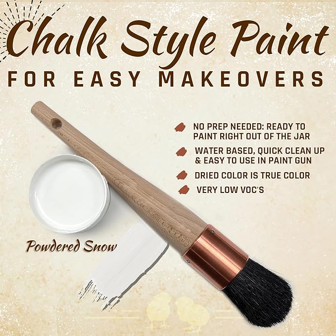 Powdered Snow - Premium Chalk Style Paint