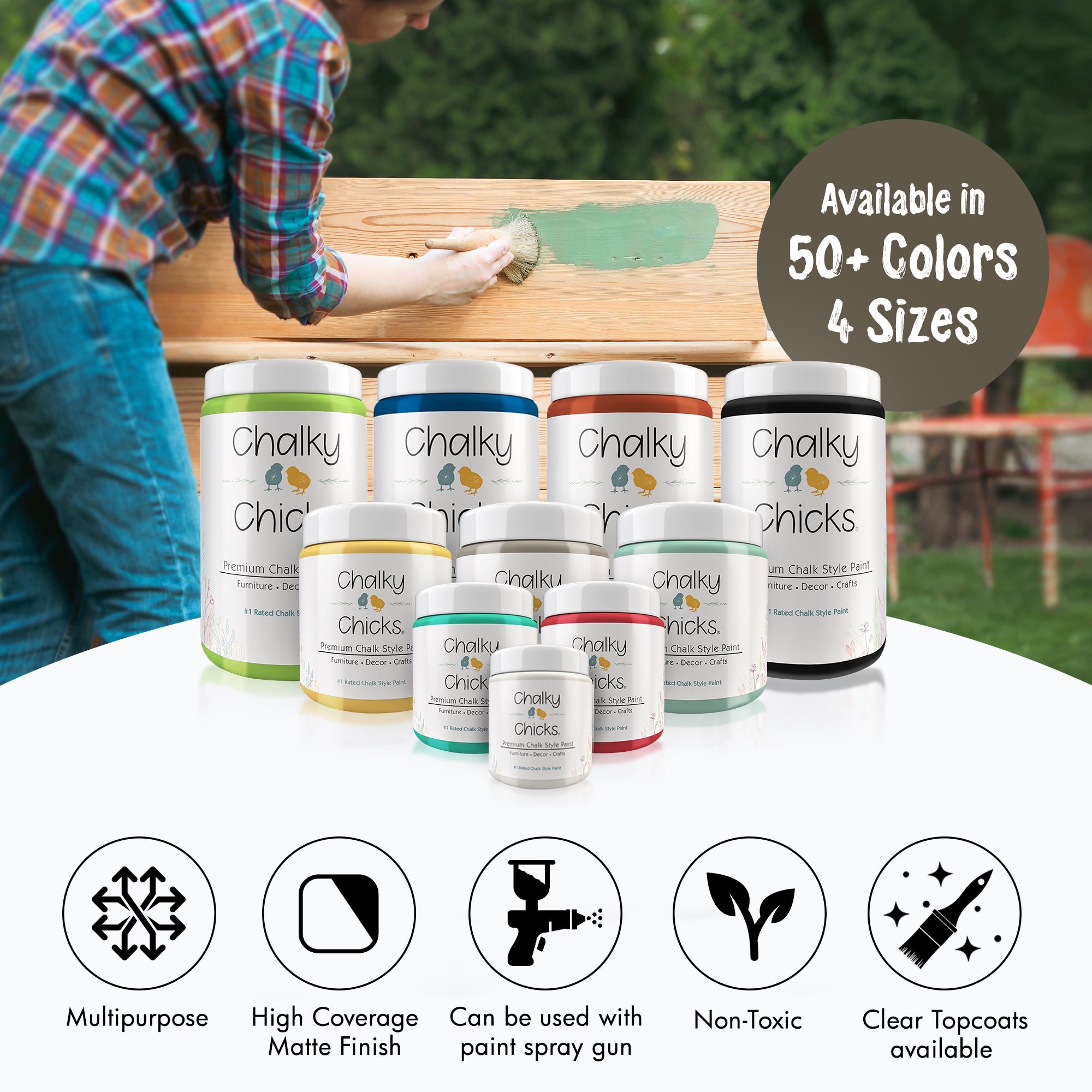 Beachwood - Premium Chalk Style Paint