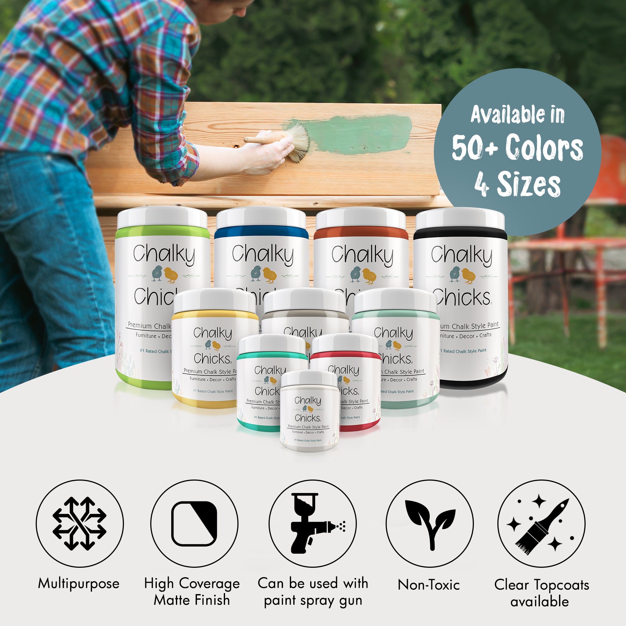 Y Blue - Premium Chalk Style Paint