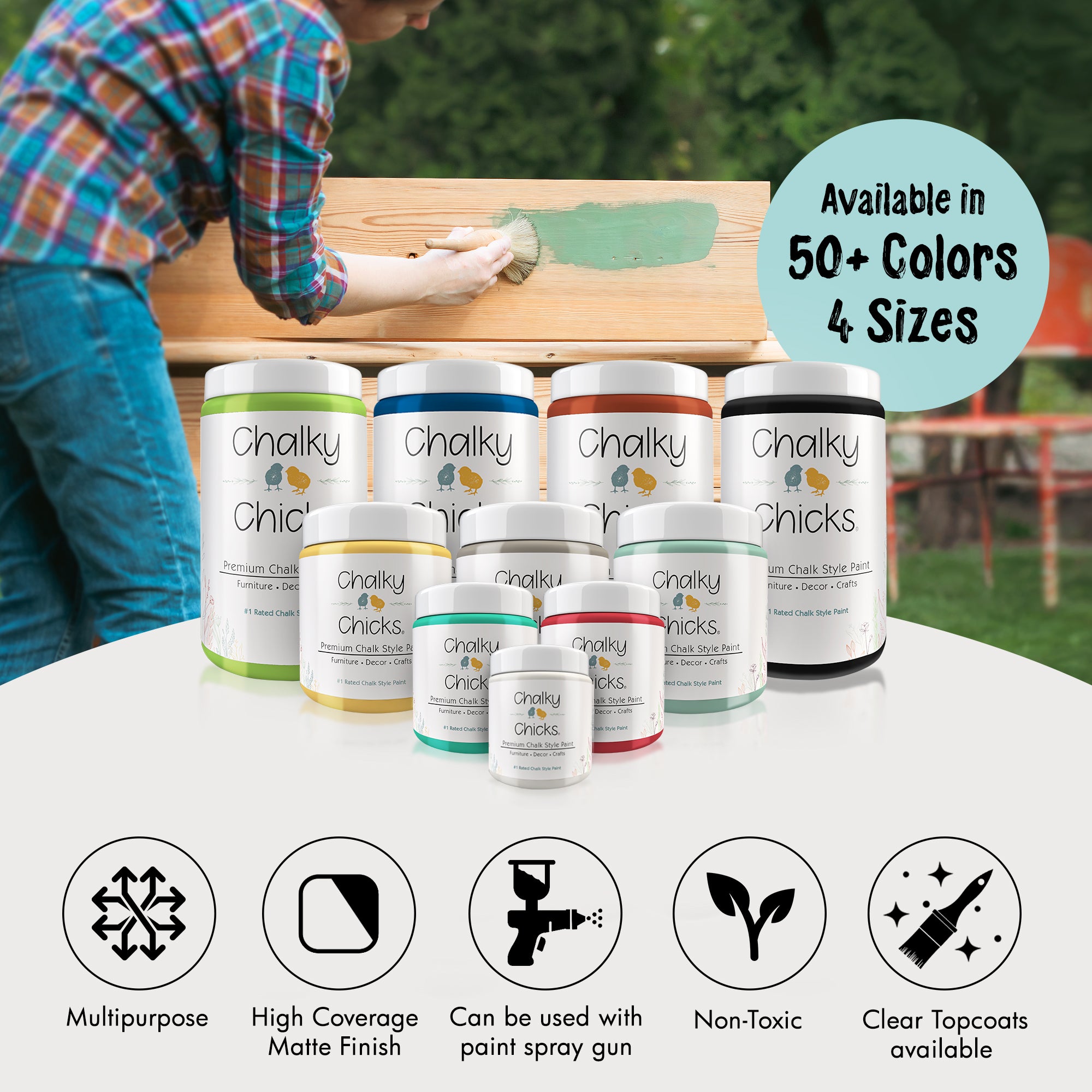 Raindrop - Premium Chalk Style Paint