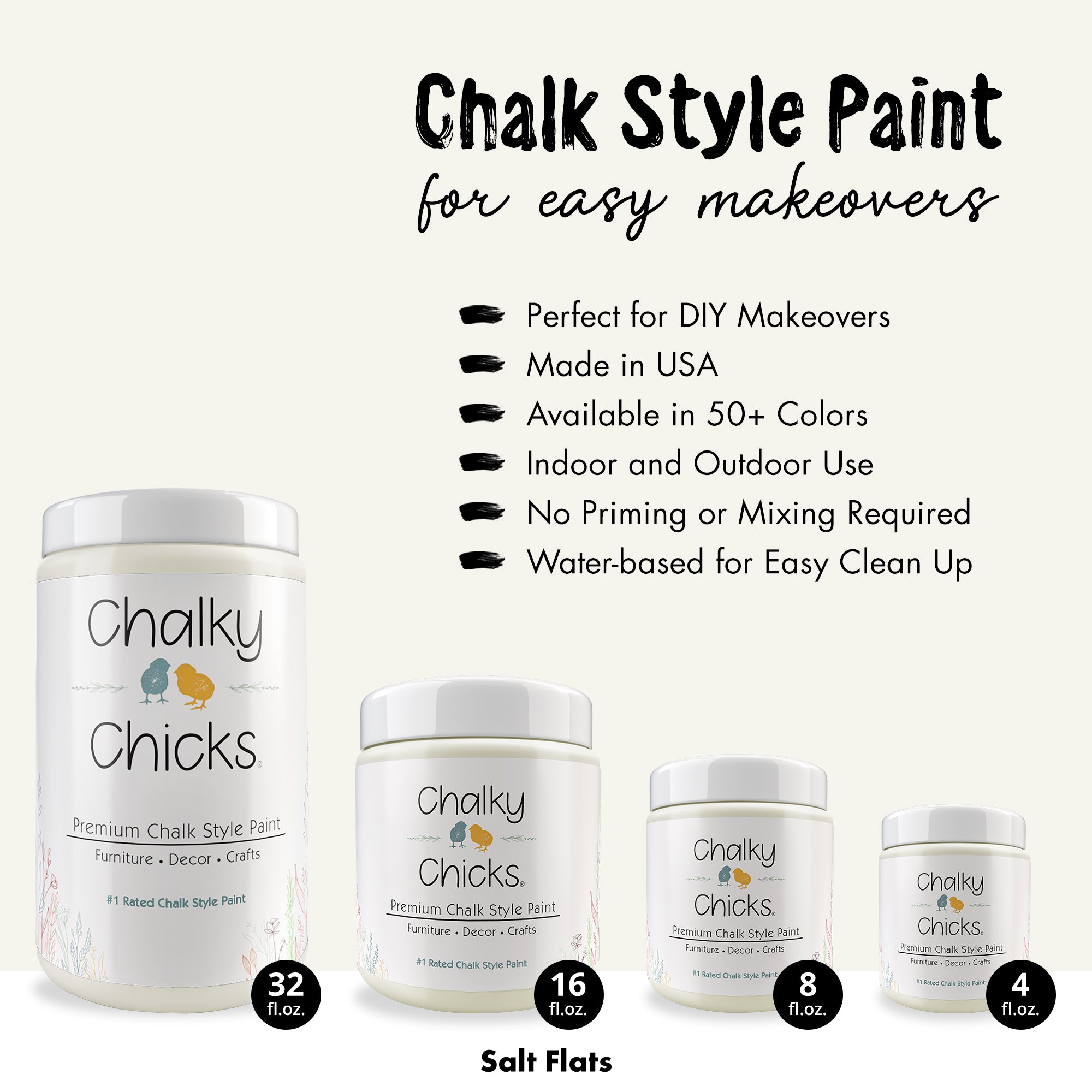 Salt Flats - Premium Chalk Style Paint